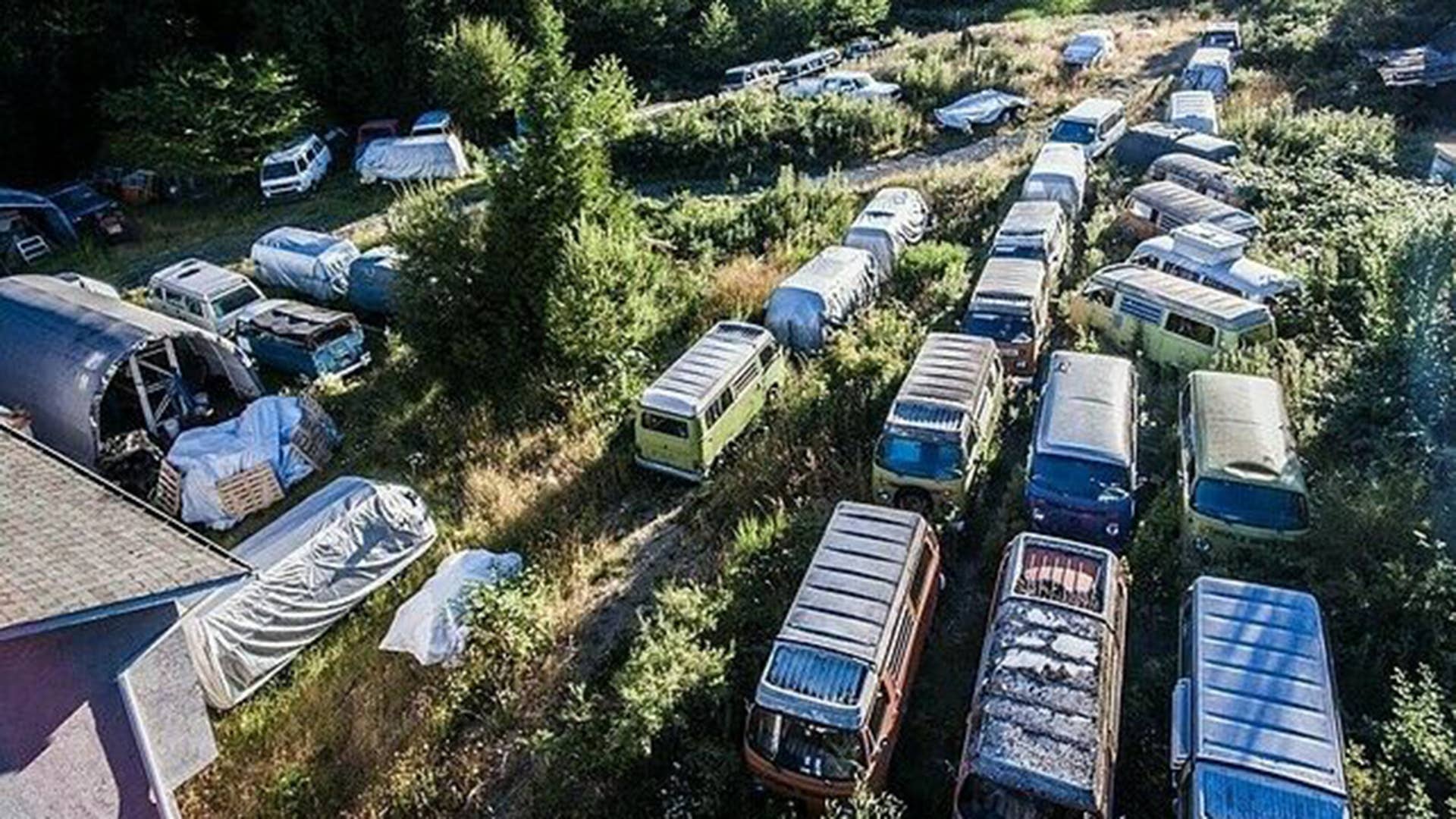 Somebody in Toronto is selling 55 VW camper vans for $350,000.
