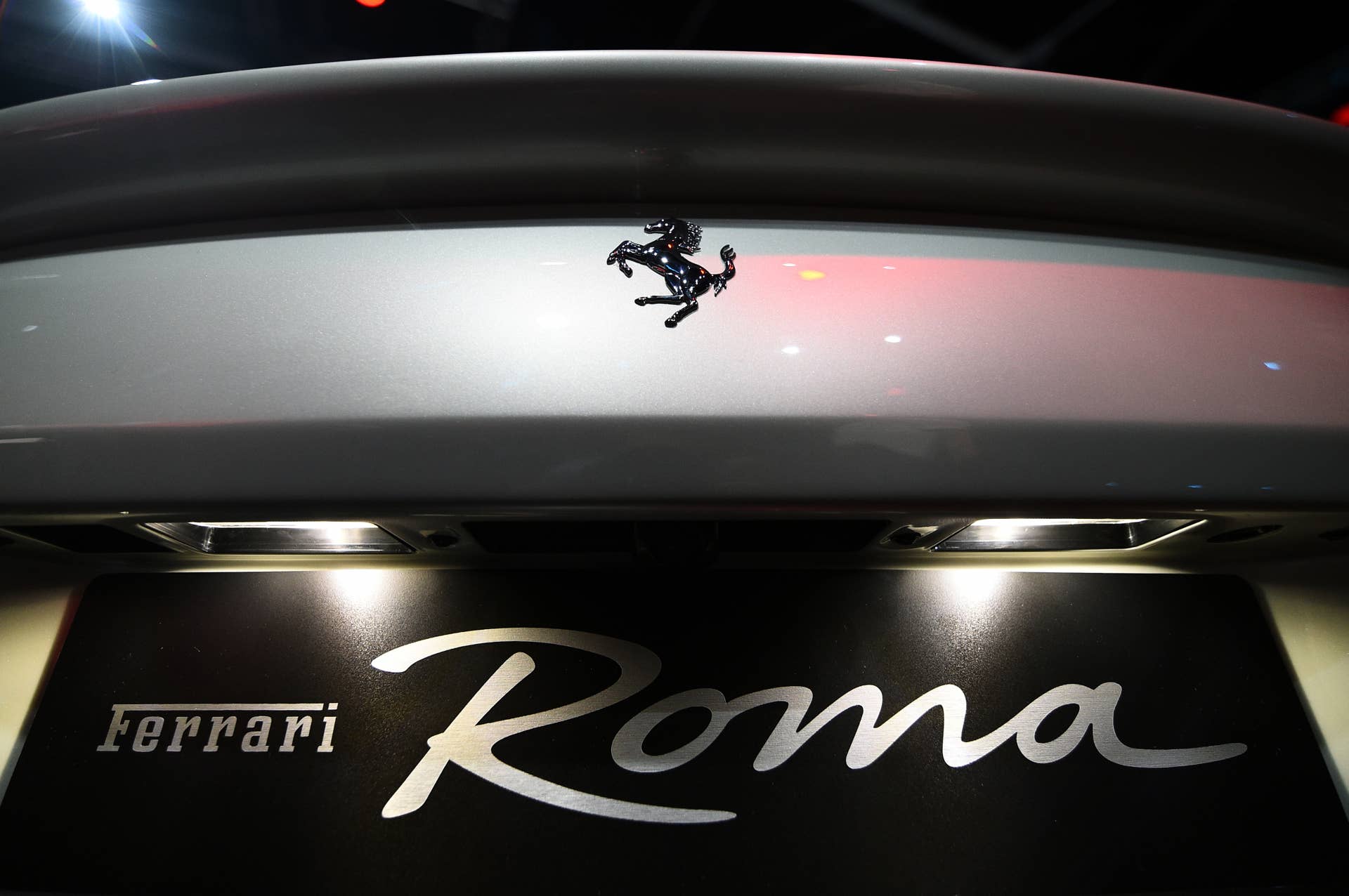 Ferrari Roma is unveiled during its first world presentation in Rome, Italy, November 14, 2019. REUTERS/Guglielmo Mangiapane