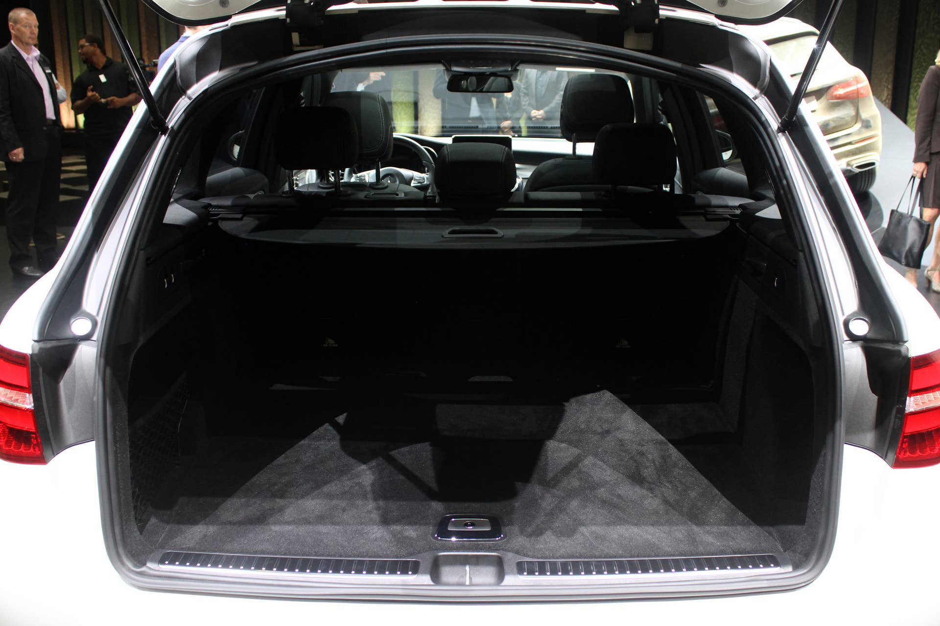 2016 Mercedes-Benz GLC 250d cargo area.