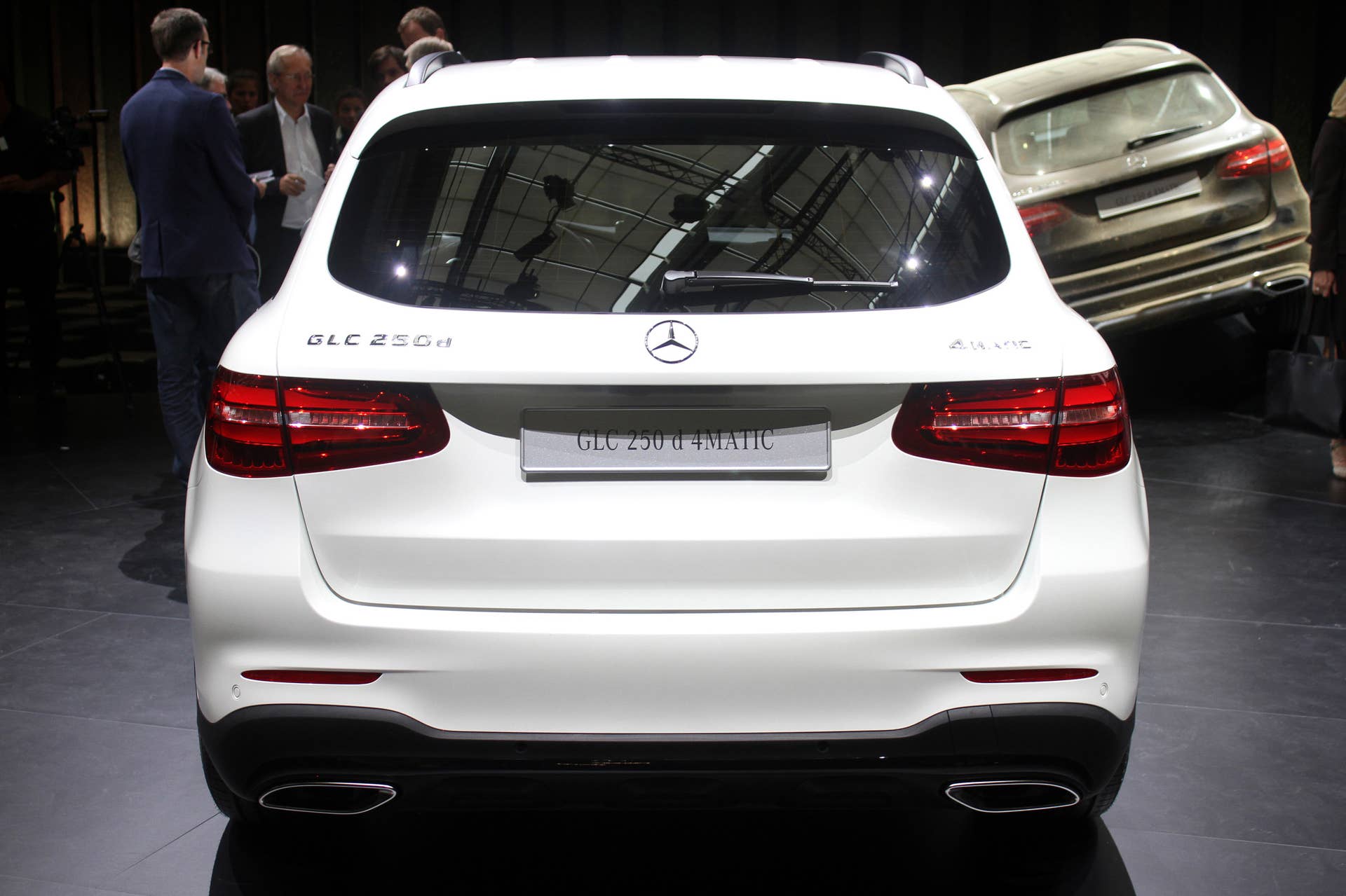 2016 Mercedes-Benz GLC 250d rear view.