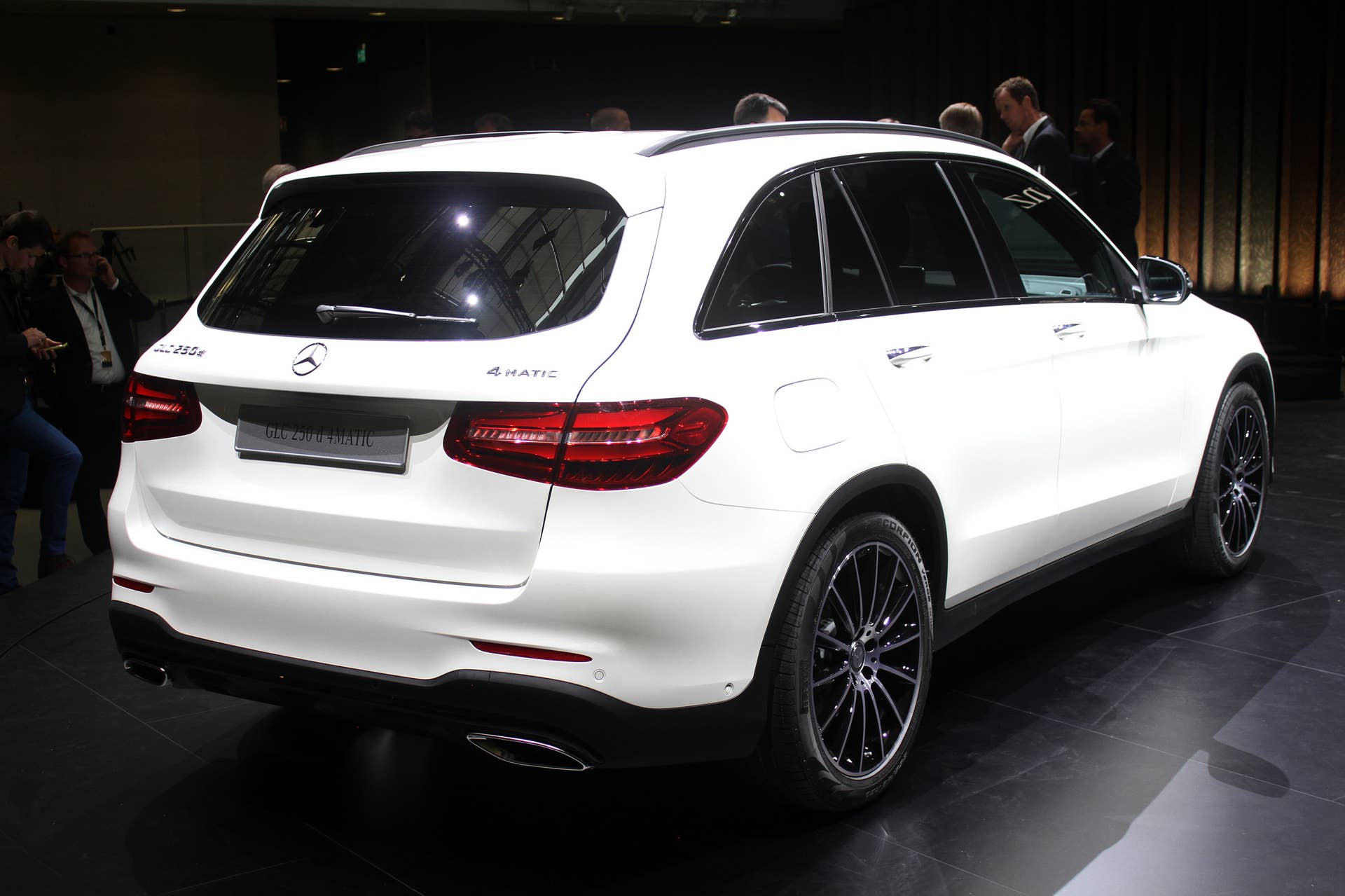 2016 Mercedes-Benz GLC 250d rear three-quarter.