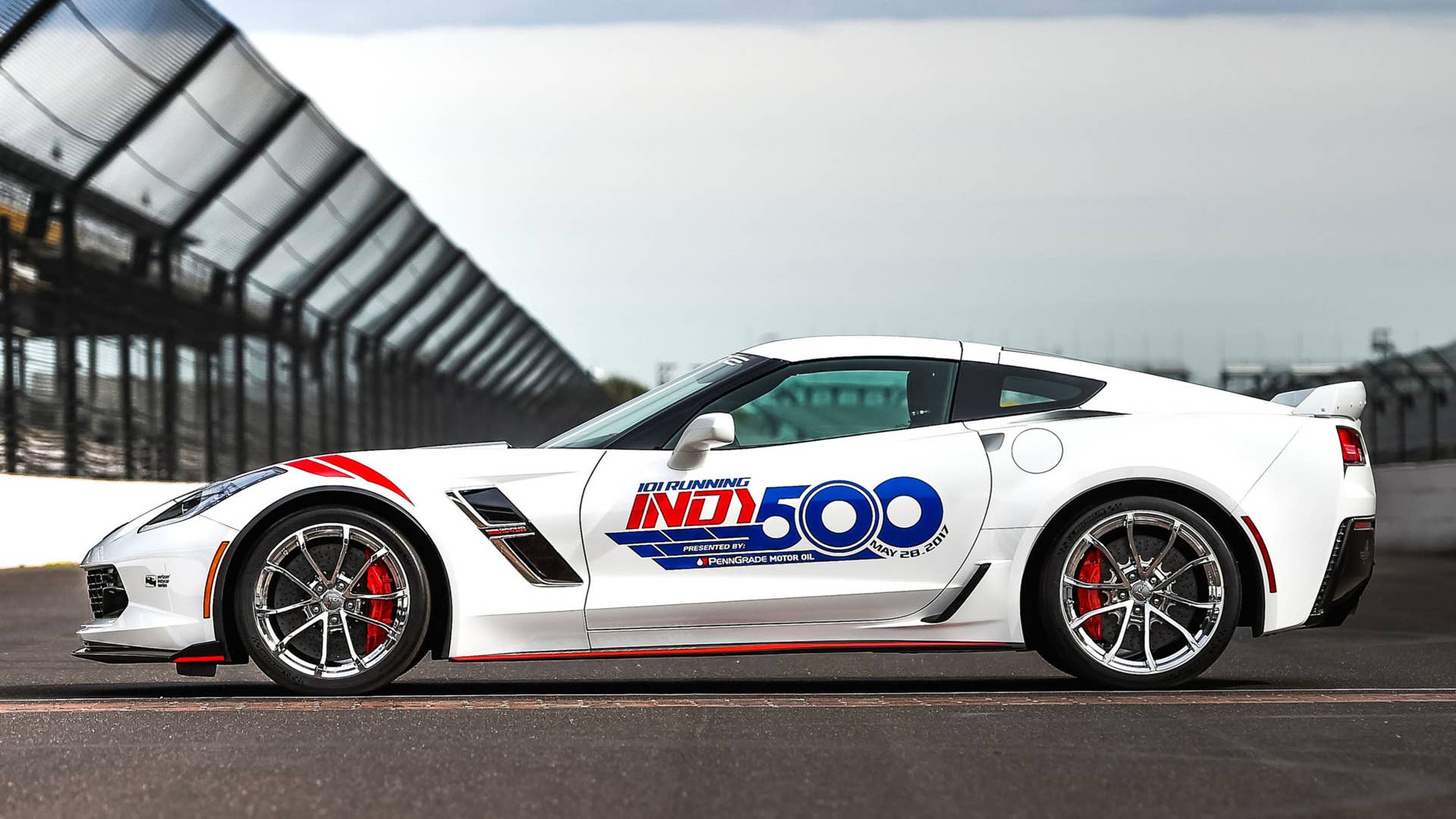 corvette pace car side