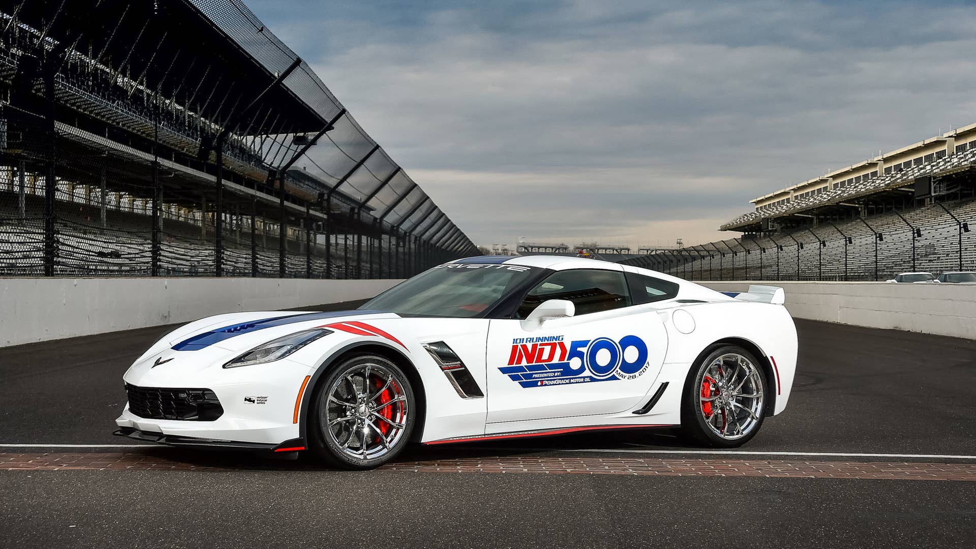 corvette pace car front