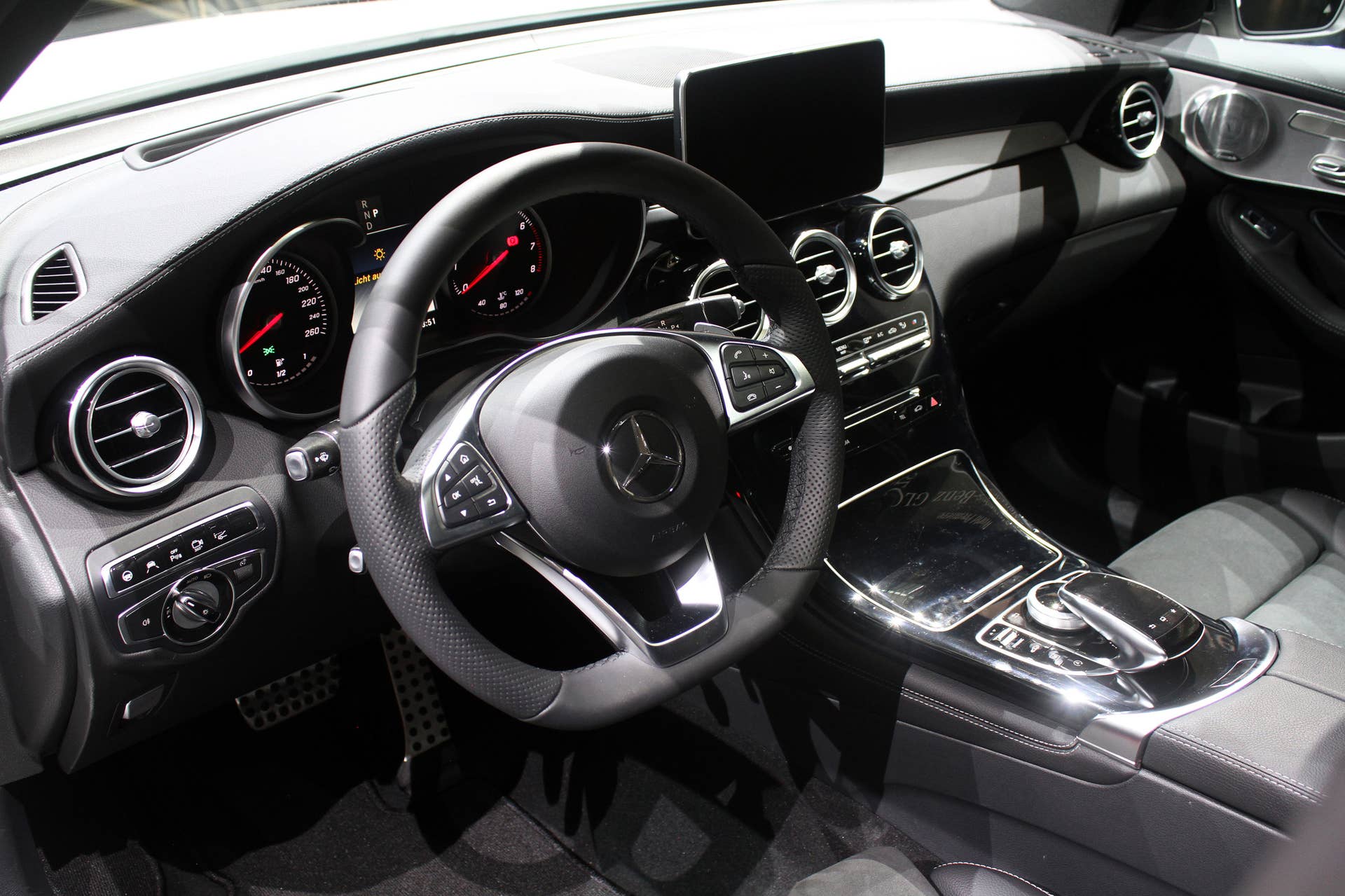 2016 Mercedes-Benz GLC 250d interior.