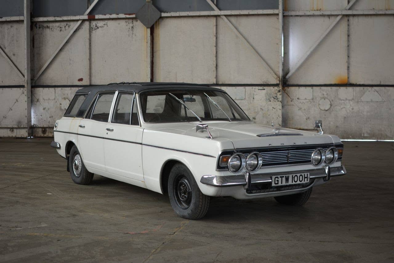 These big Ford Zodiac wagons are really rare by now.
