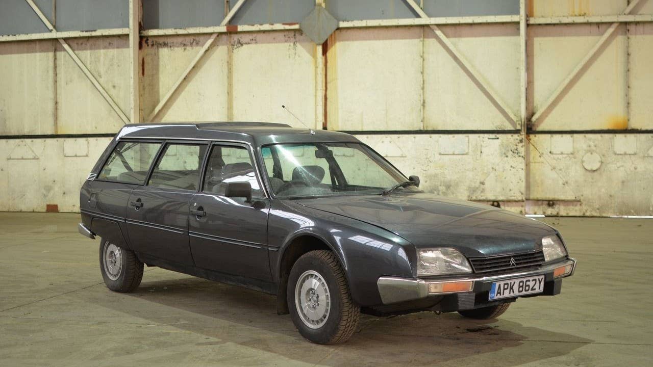 The cavernous estate version of the Citroën CX, a 1983 model.