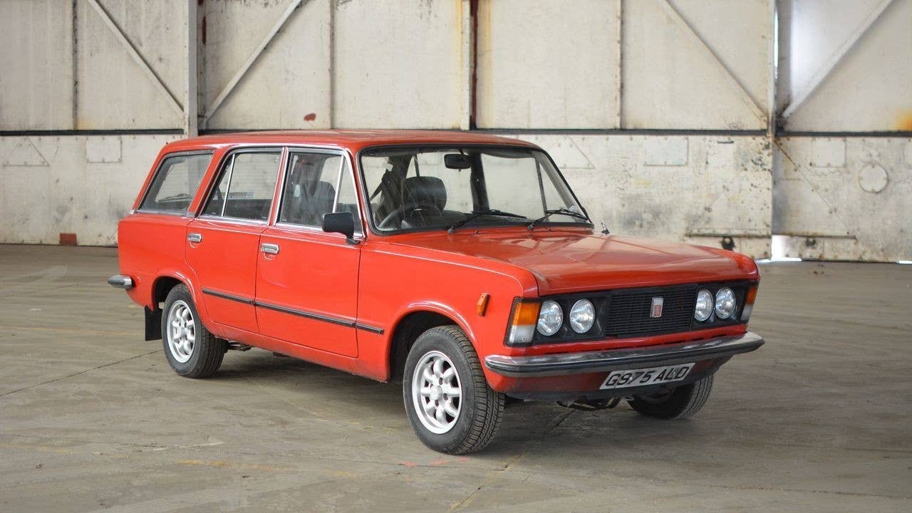 Not a Lada, but a Polish-made FSO wagon.