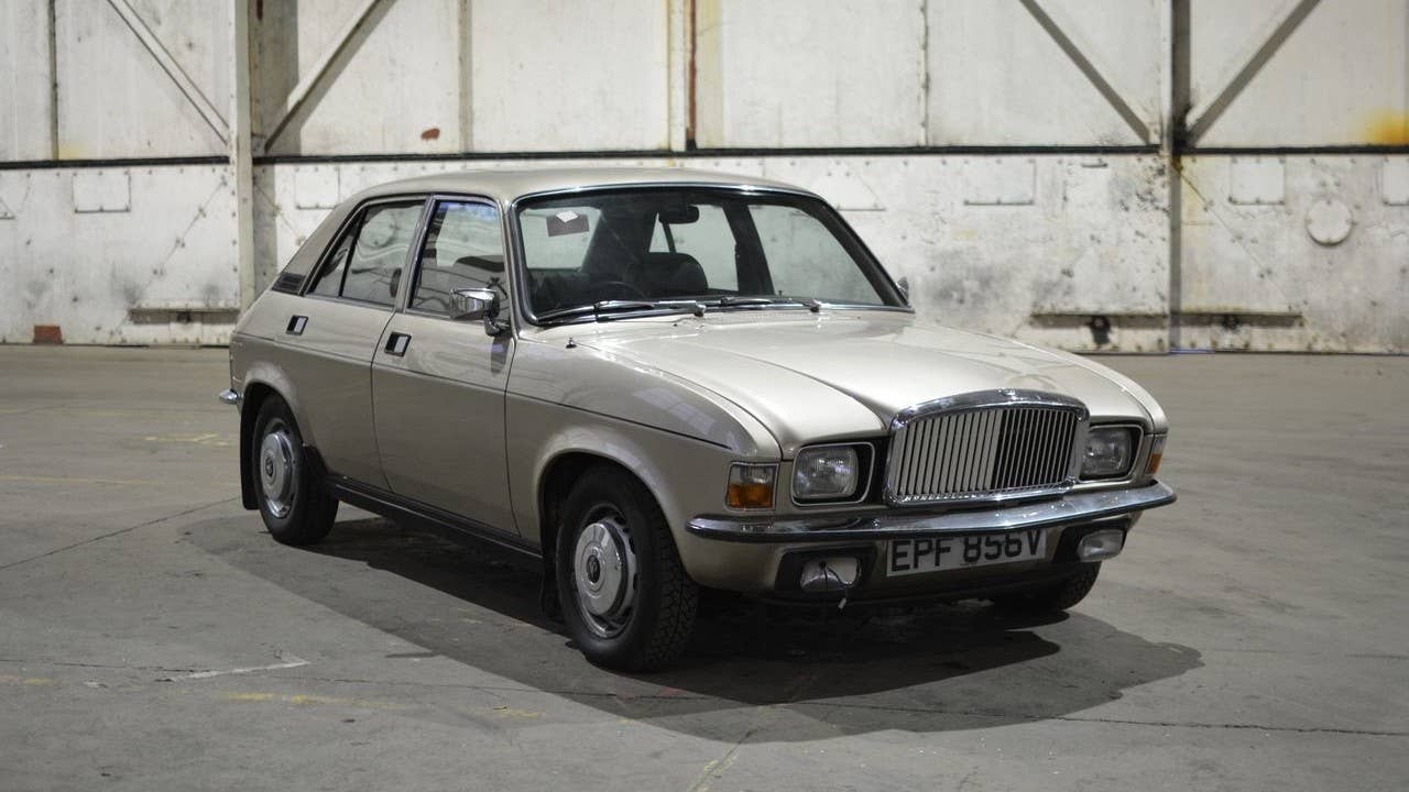 The Vanden Plas is a luxury version of the Austin Allegro.