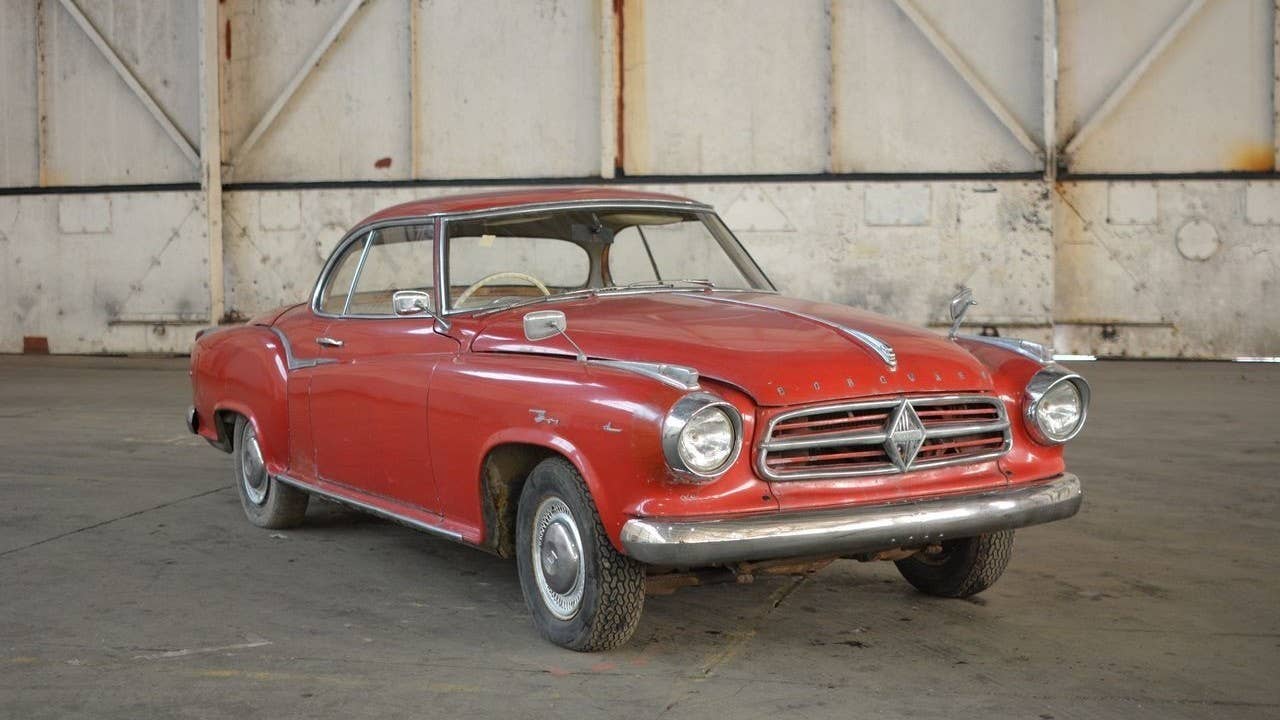 Borgward Isabella Coupé, been off the road since 1975.