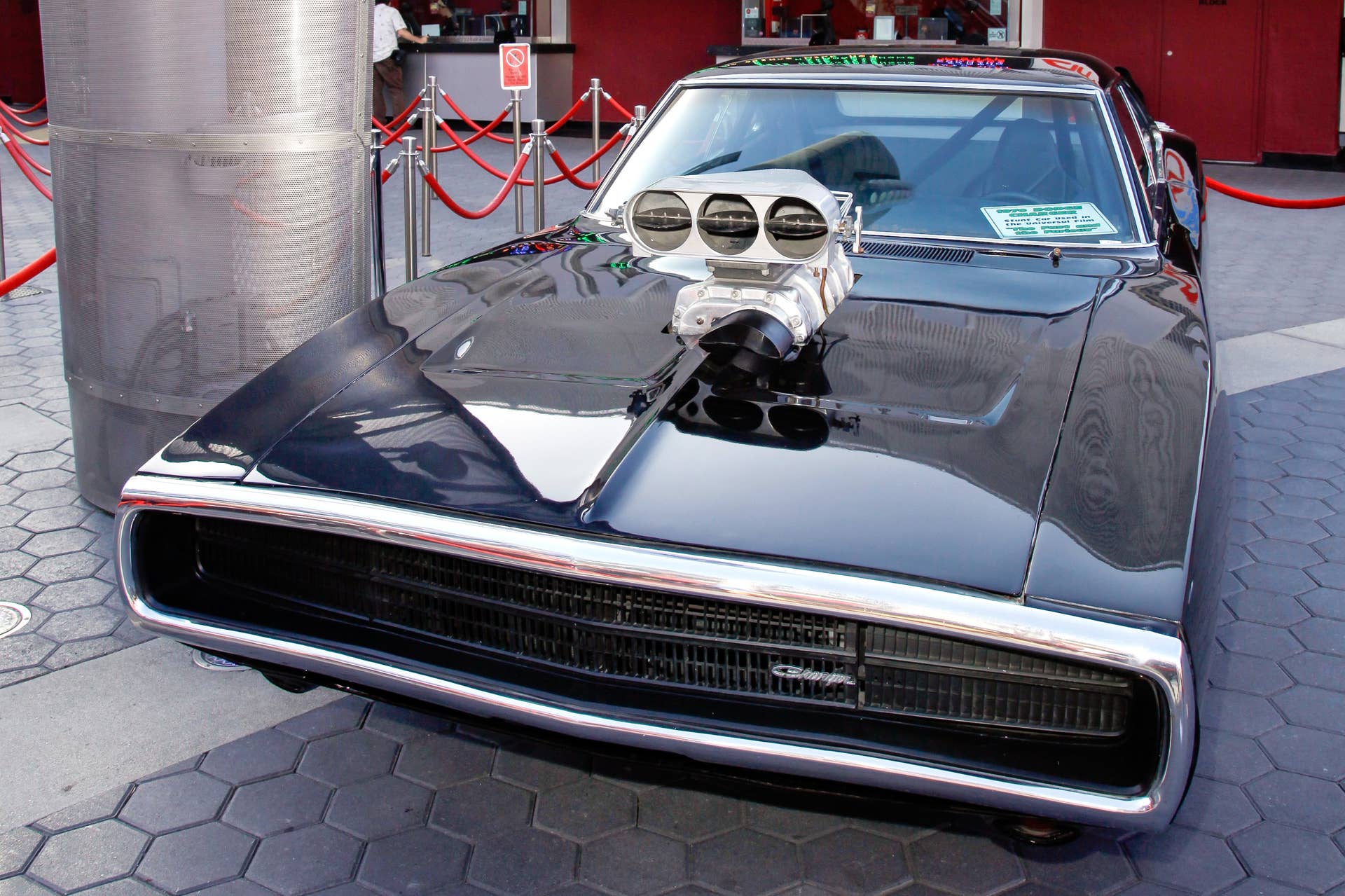 UNIVERSAL CITY, CA - MAY 23: 1970 Dodge Charger at Universal CityWalk 20th Anniversary event featuring 8 original cars from 'Fast & The Furious' movie franchise at 5 Towers Outdoor Concert Arena on May 23, 2013 in Universal City, California. (Photo by Rodrigo Vaz/FilmMagic)