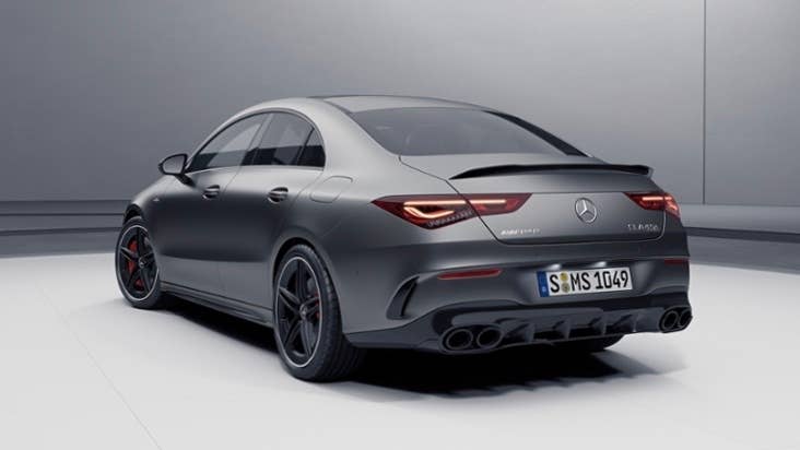 2020 Mercedes-AMG CLA 45 S in German car configuration tool