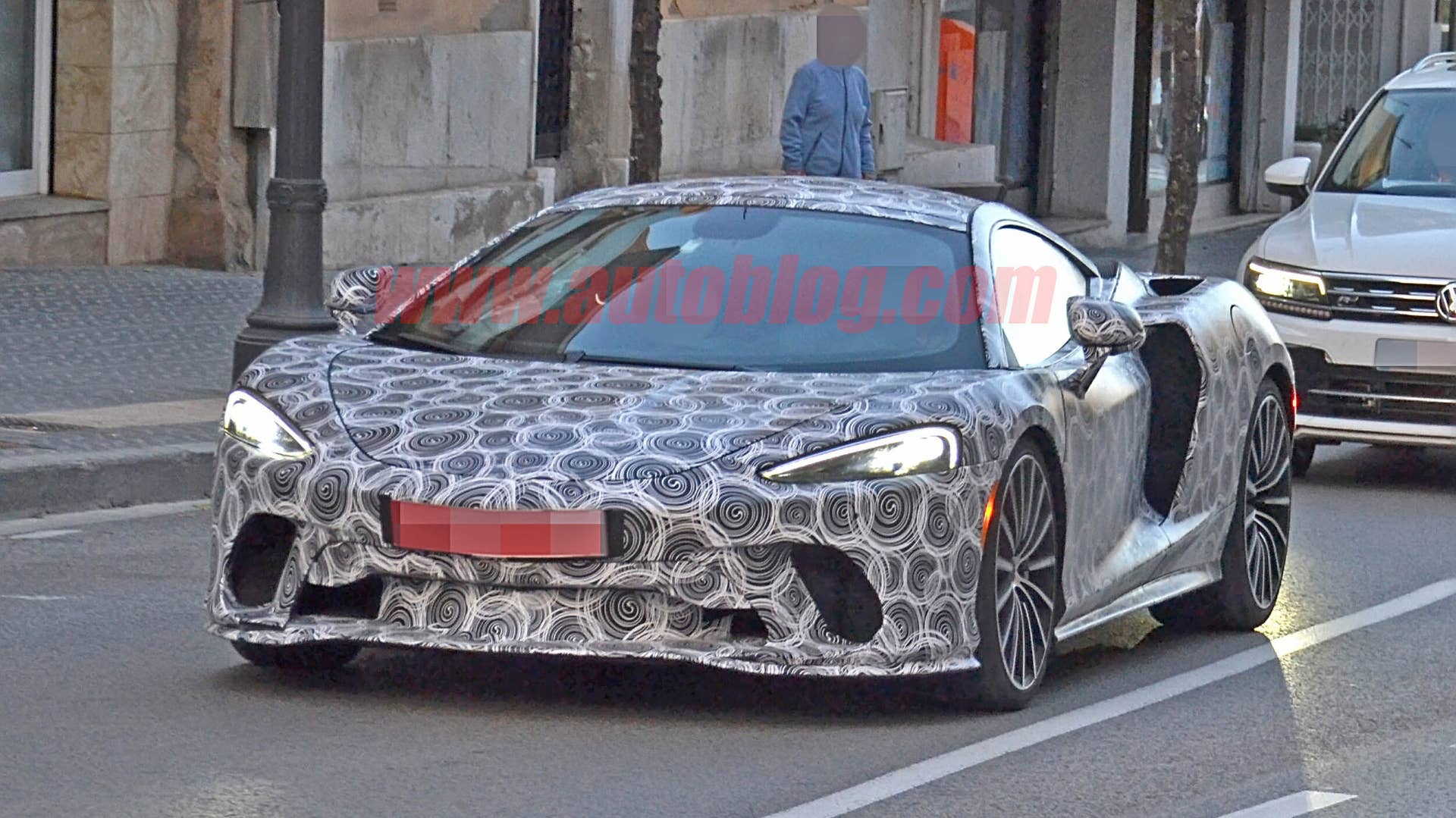 McLaren GT spied