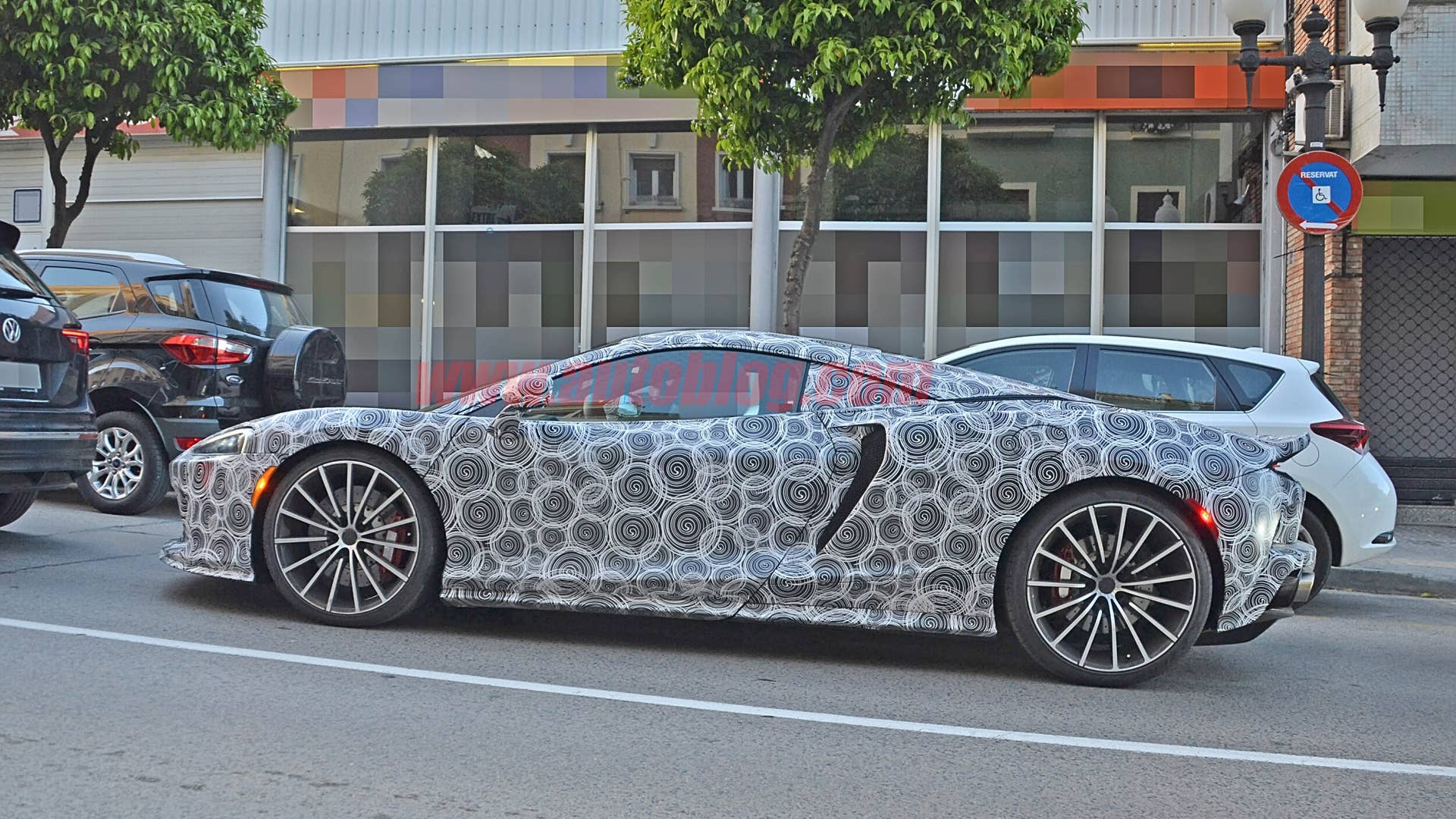 McLaren GT spied