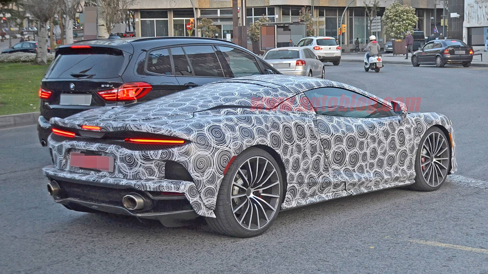 McLaren GT spied