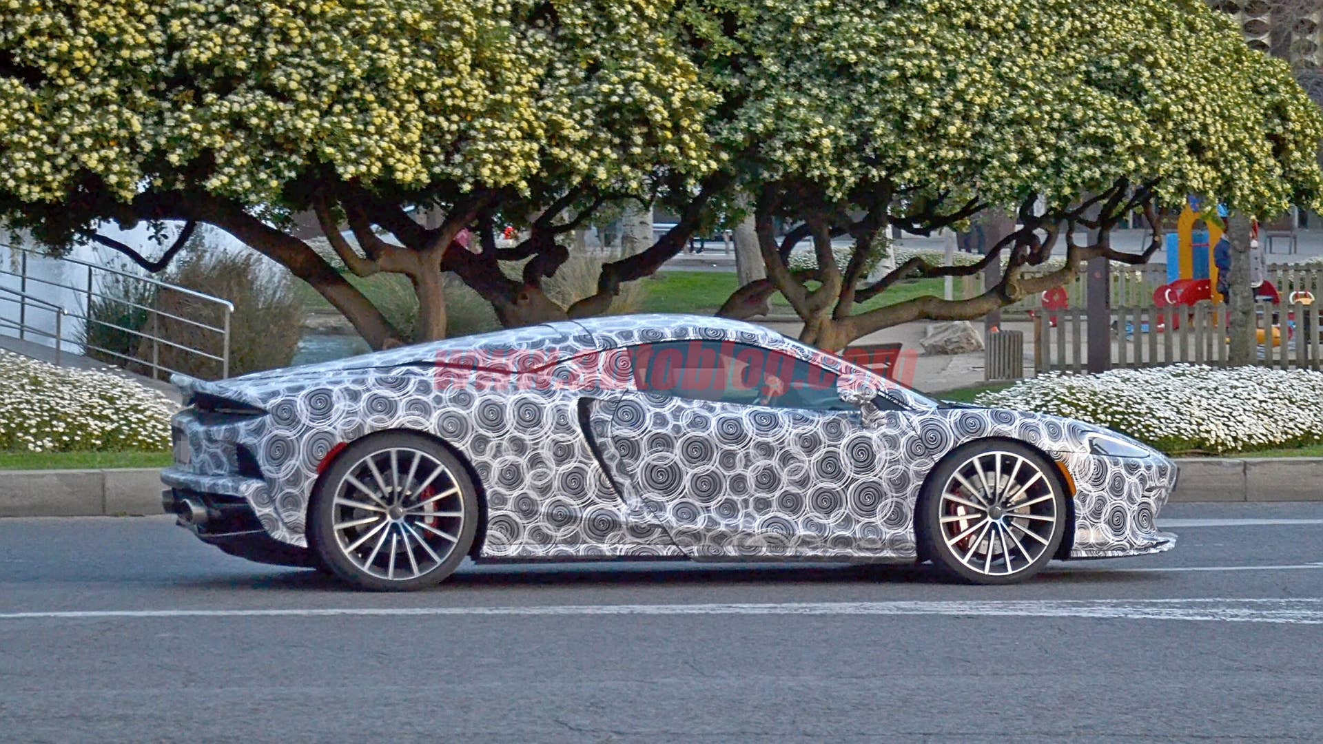 McLaren GT spied
