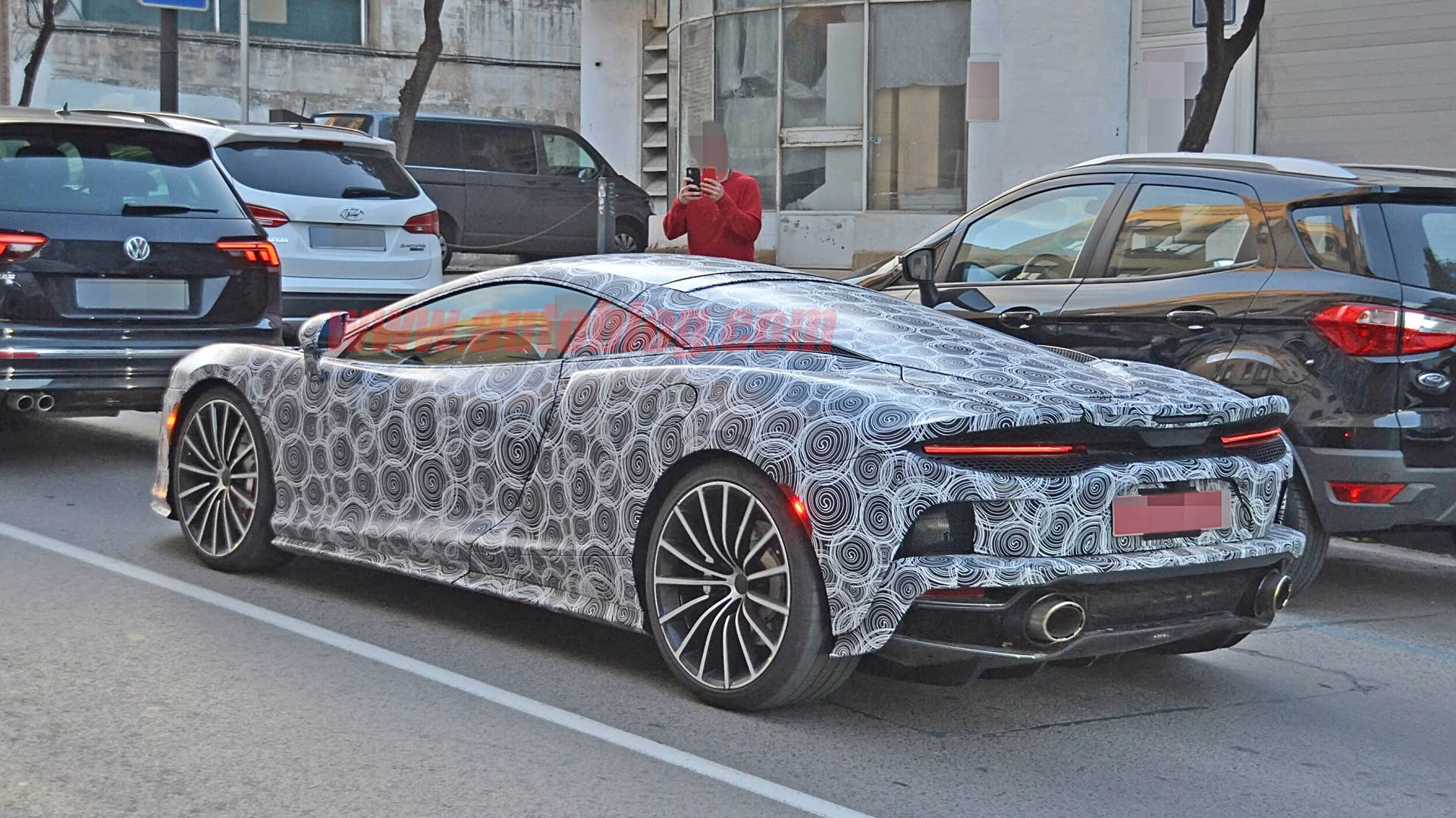 McLaren GT spied