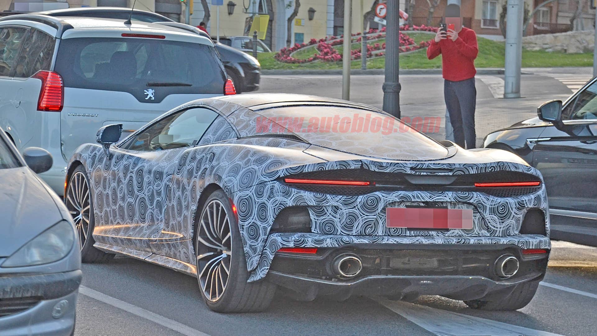McLaren GT spied