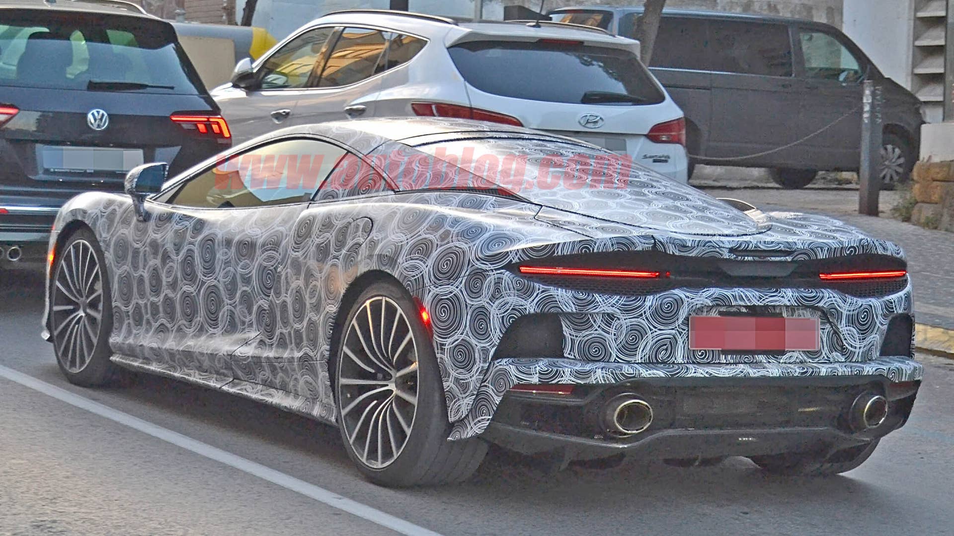 McLaren GT spied