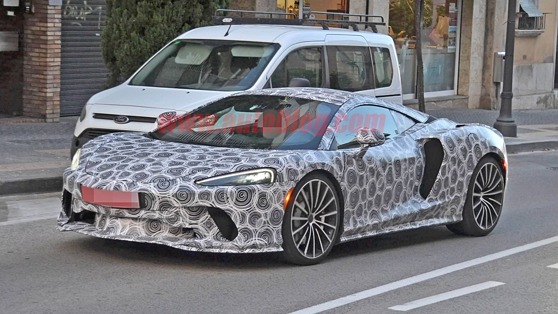 McLaren GT spied