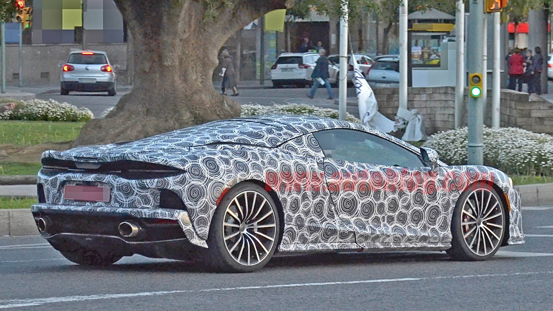 McLaren GT spied