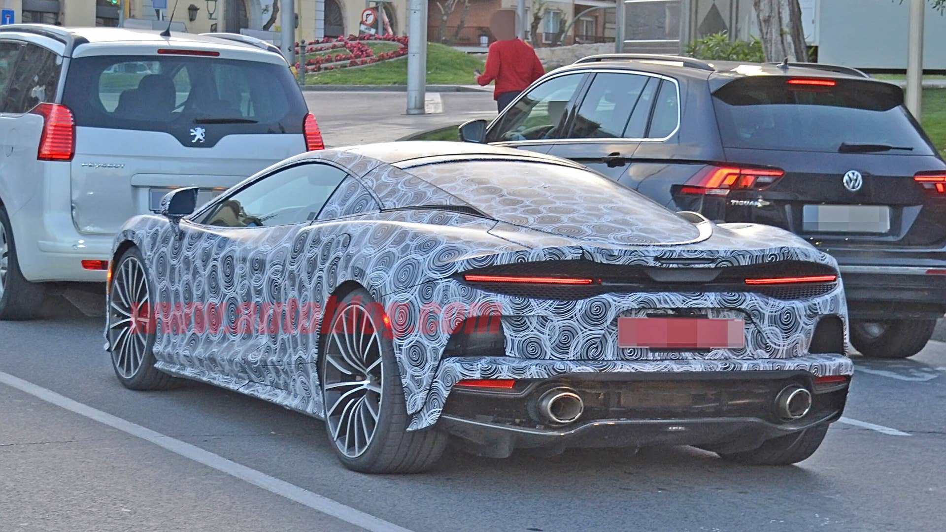 McLaren GT spied