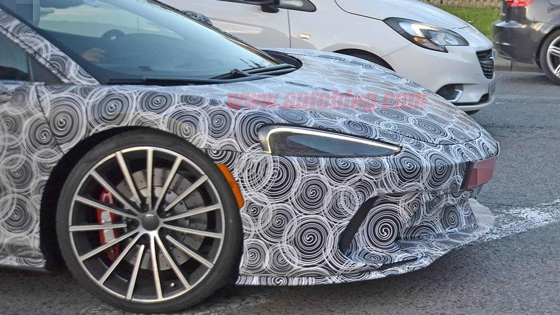McLaren GT spied