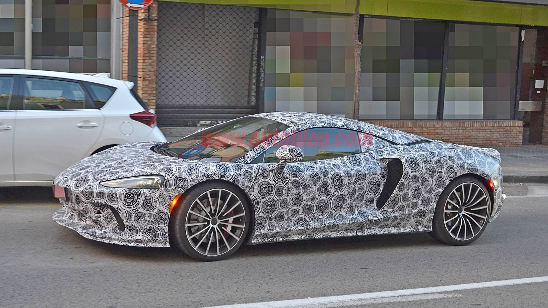 McLaren GT spied