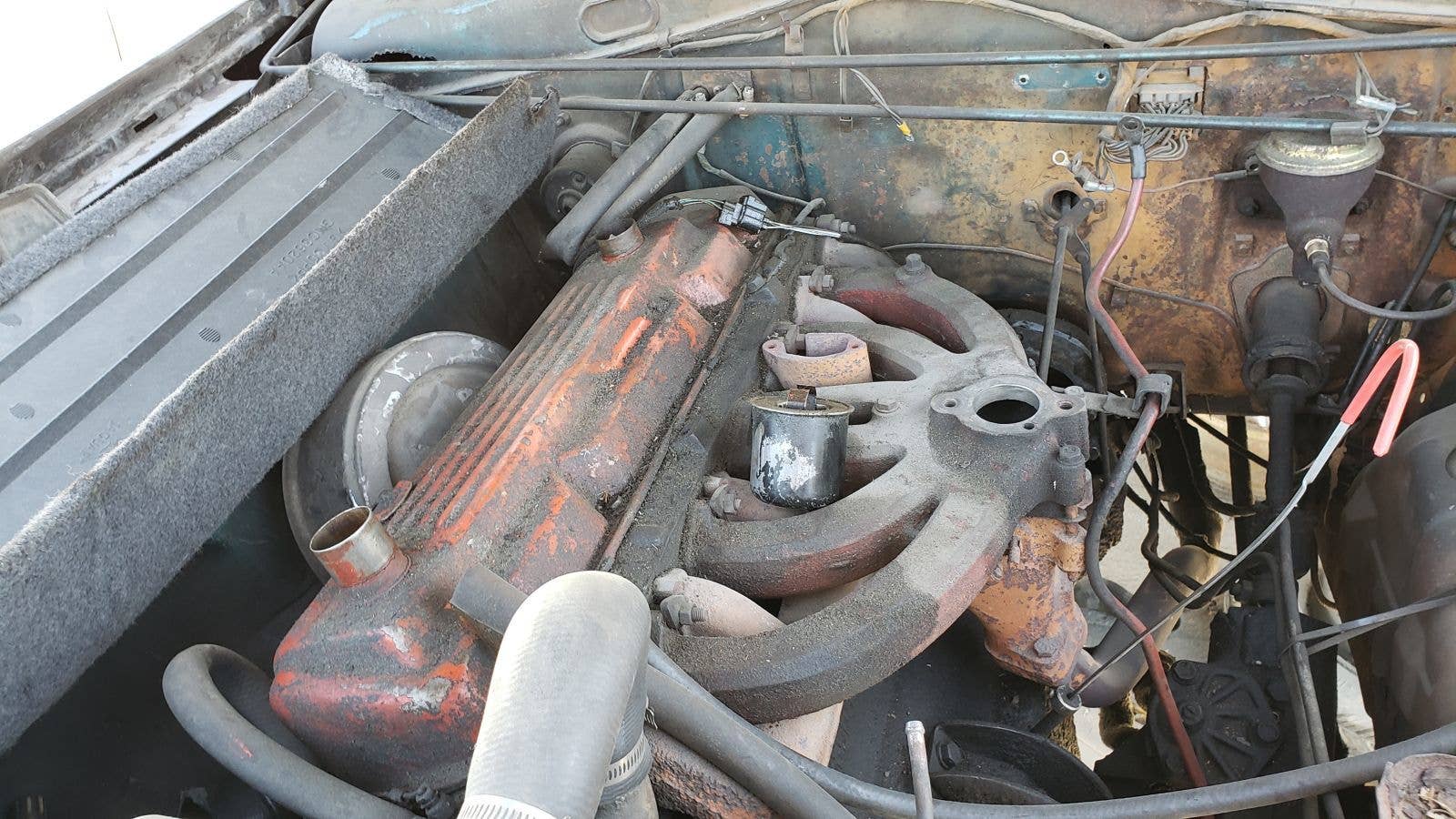 1964 Dodge Dart wagon in California wrecking yard