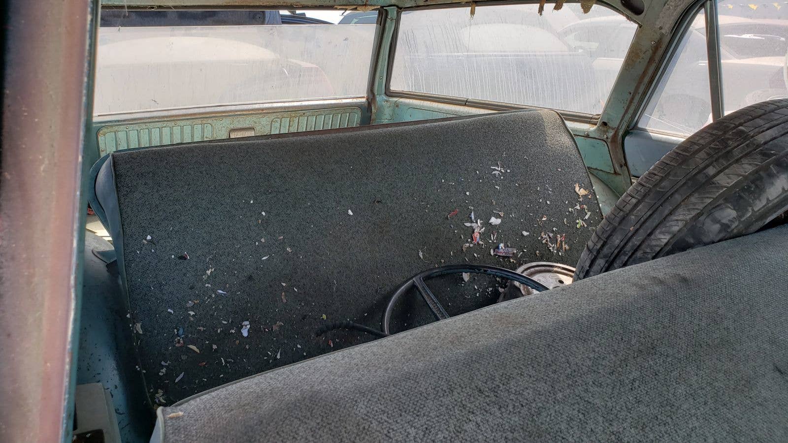 1964 Dodge Dart wagon in California wrecking yard