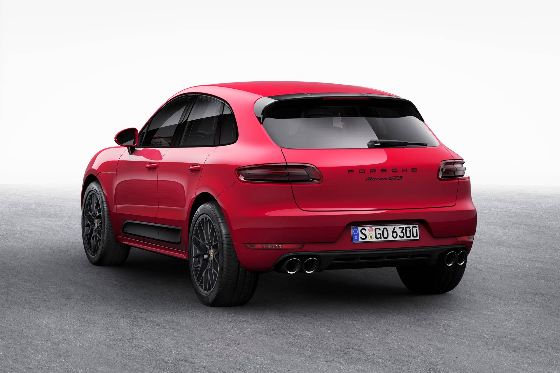 Porsche Macan GTS rear 3/4 studio