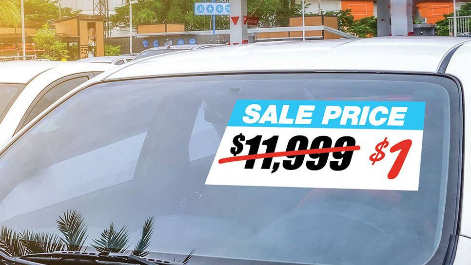 A New Jersey dealership is offering up three pre-owned cars for $1 during a St. Pat's promotion.
