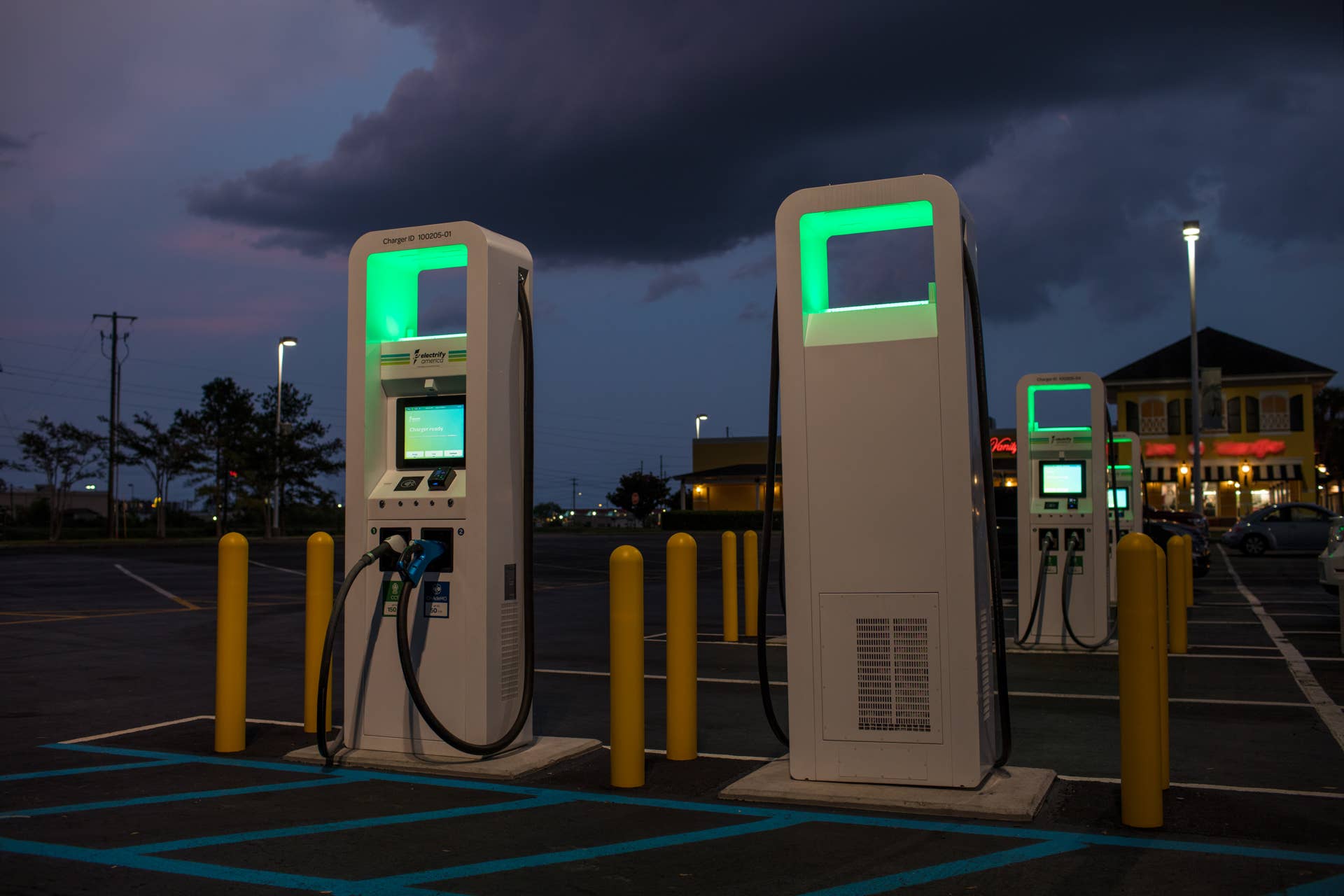 DCfast charging station