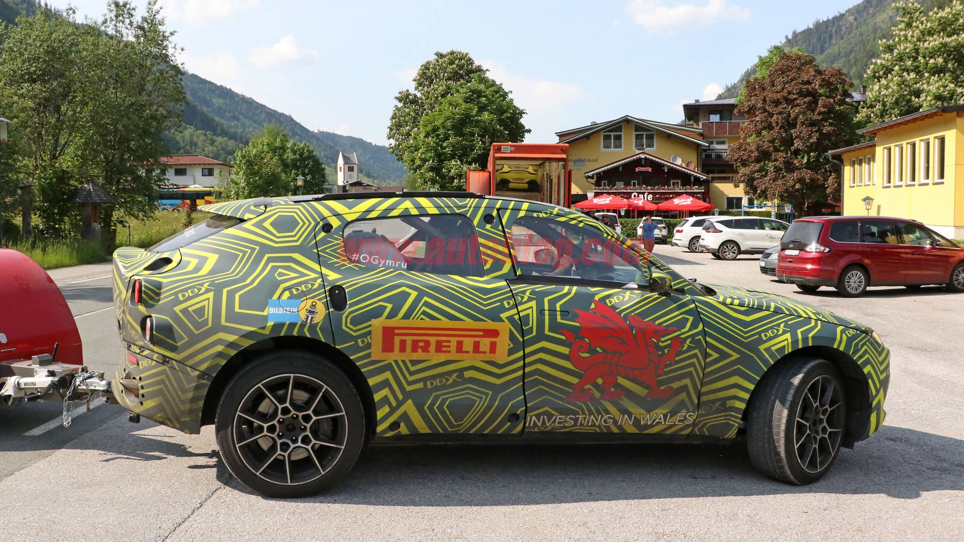 Aston Martin DBX spied