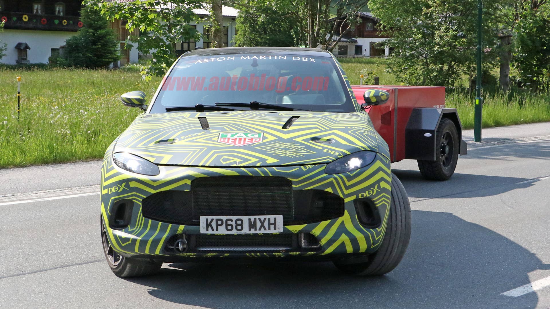 Aston Martin DBX spied