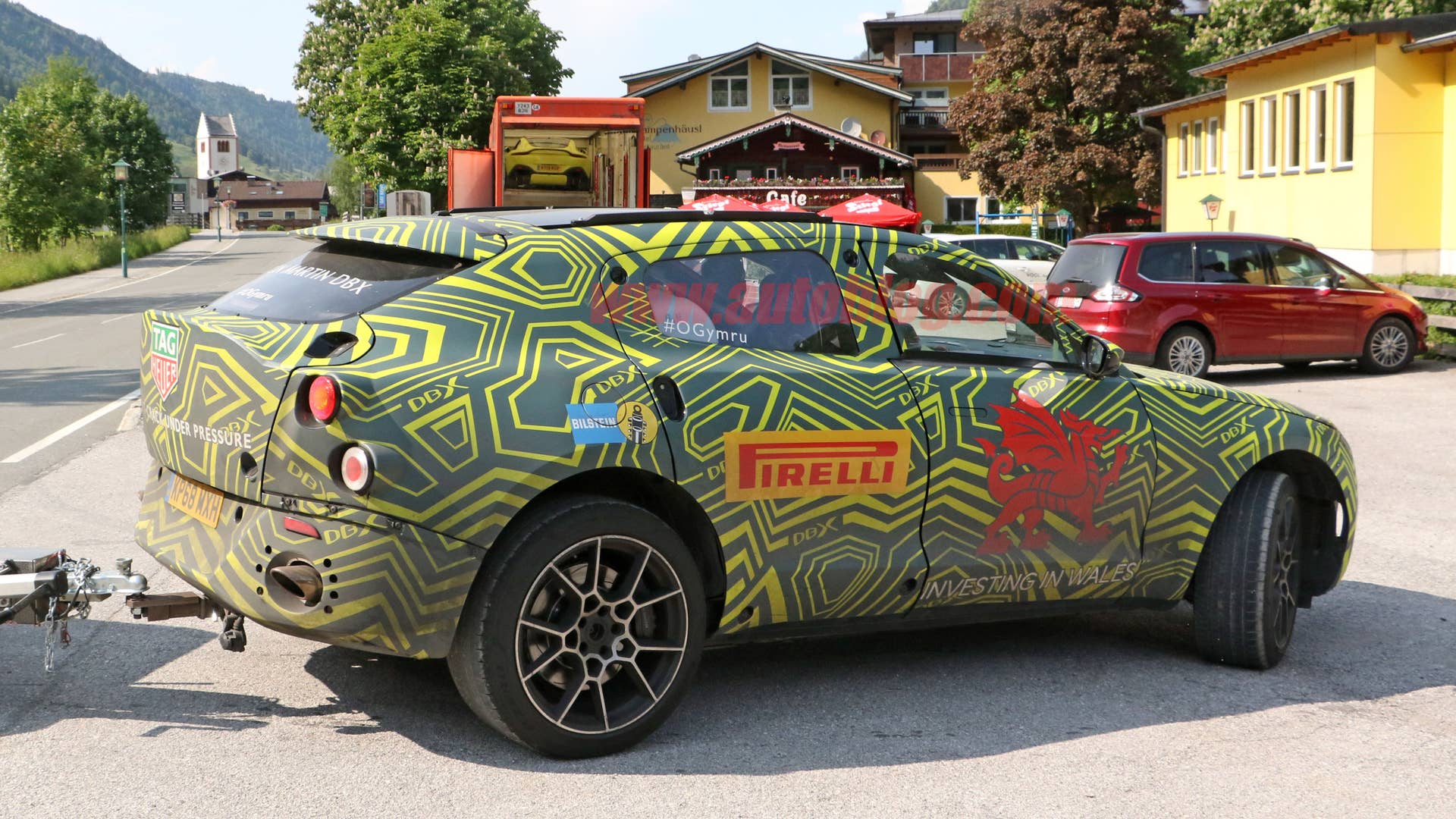 Aston Martin DBX spied