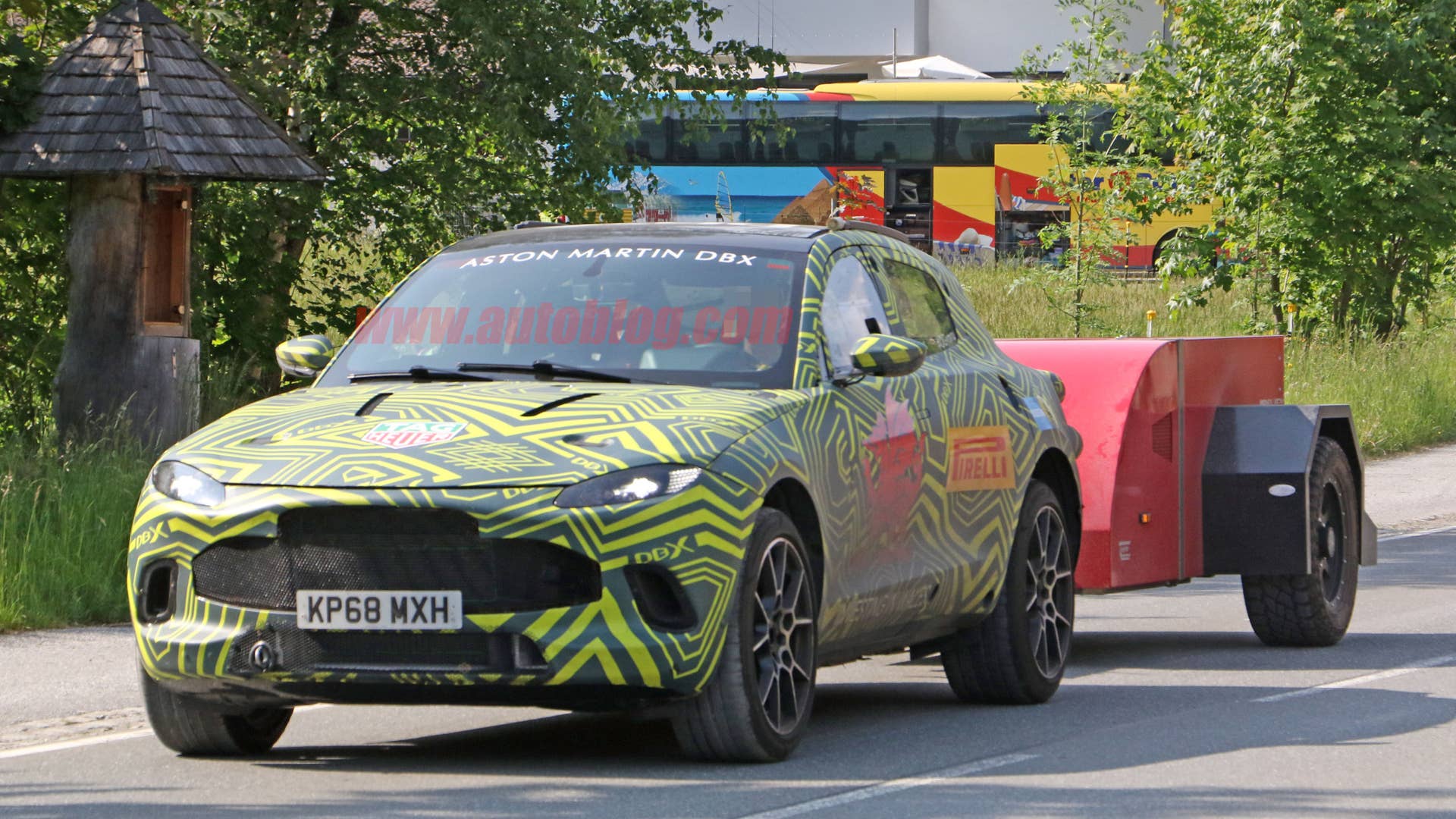 Aston Martin DBX spied