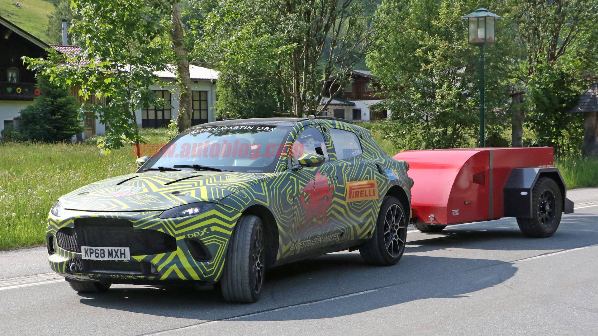 Aston Martin DBX spied