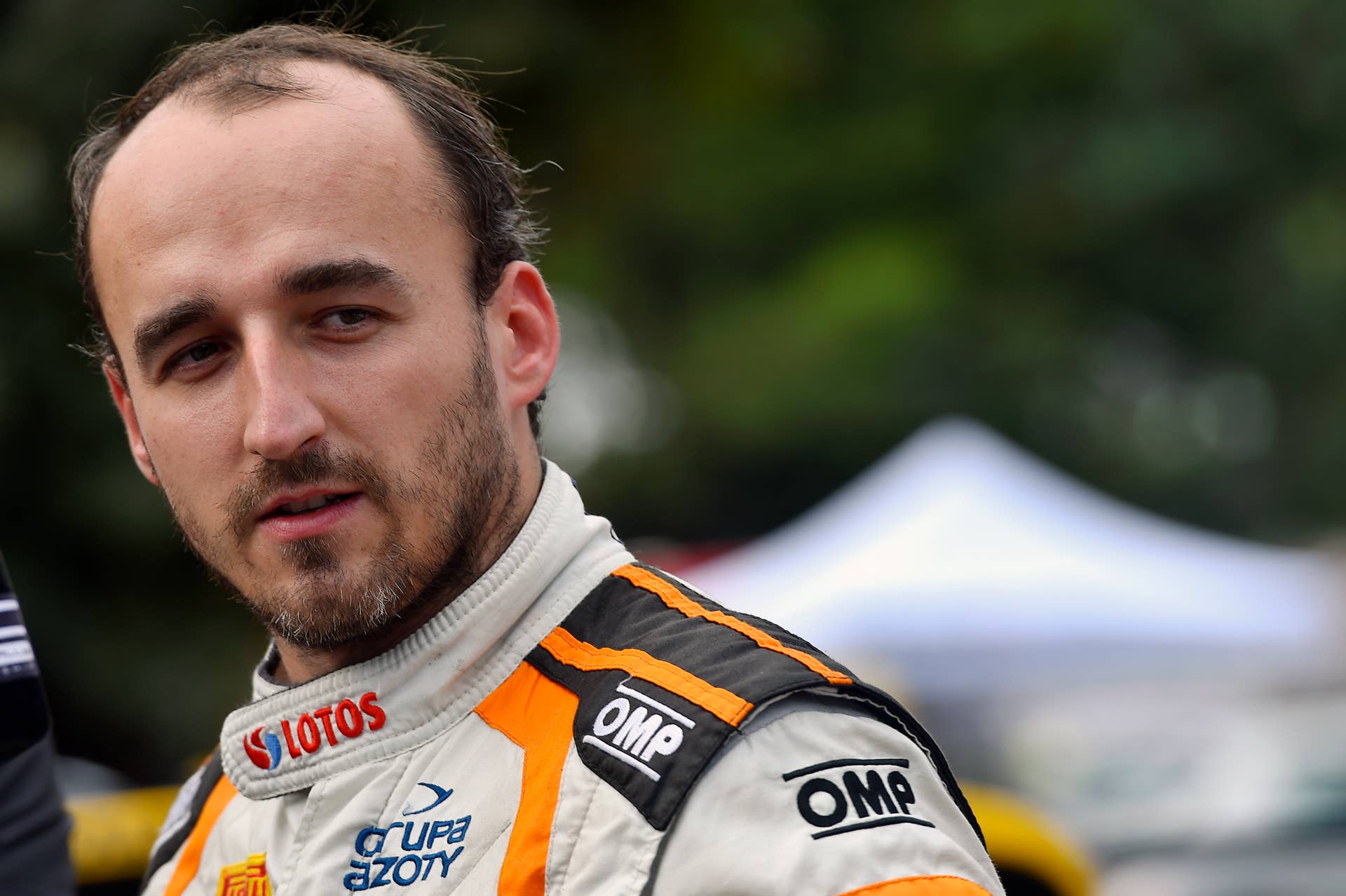 AJACCIO, FRANCE - OCTOBER 02: Portraits of Robert Kubica of Poland in the regrouping of Corte during Day One of the WRC France on October 2, 2015 in Ajaccio, France. (Photo by Massimo Bettiol/Getty Images)