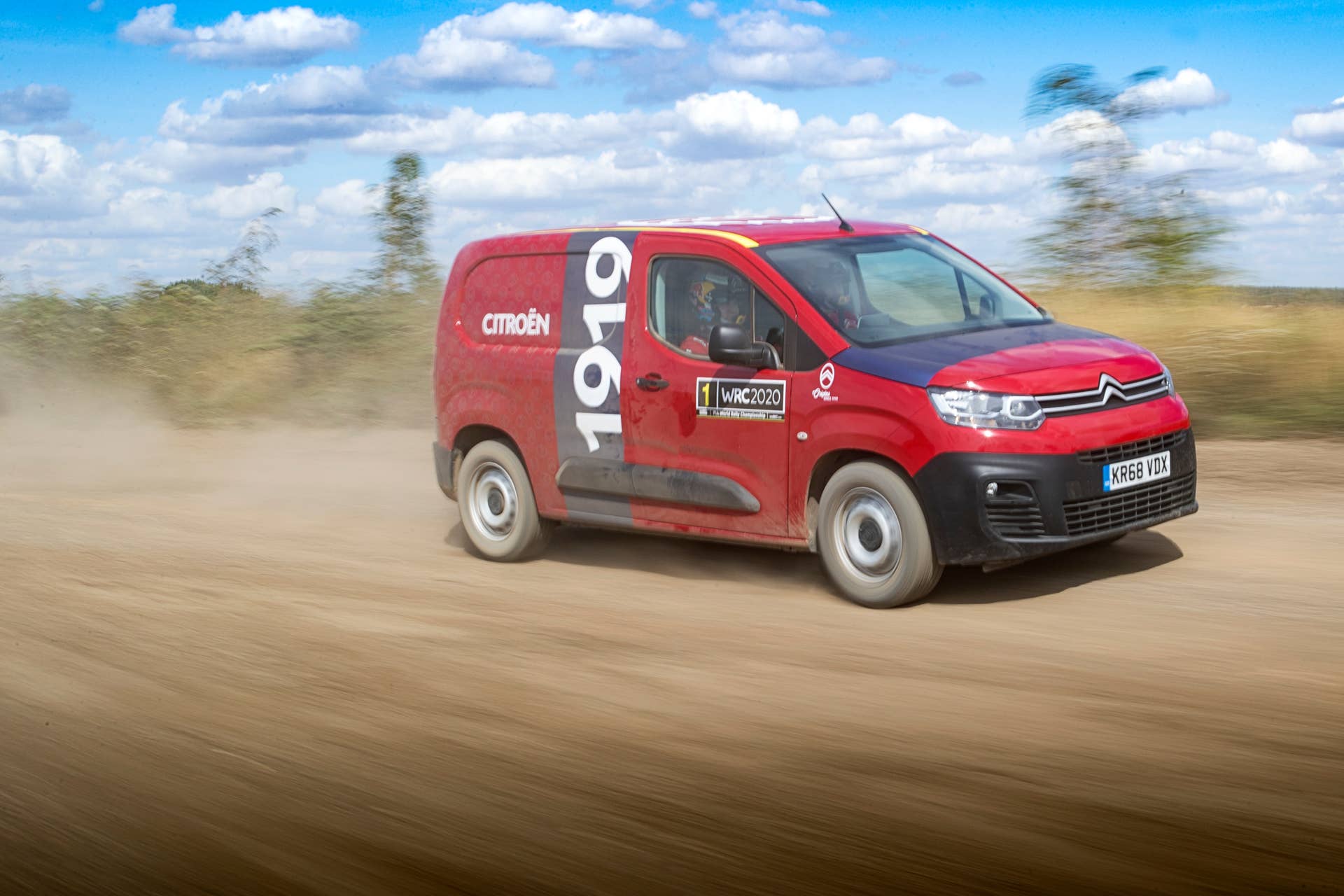 Promotion photography of the new Berlingo van from Citroën UK Rally experience with Citroën WRC driver, Esapekka Lappi around Langley Park rally stage, Essex. UK Photography: Alastair Staley Images Copyright Malcolm Griffiths 00447768 2307067 www.malcolm.gb.net I:"@malcy1970