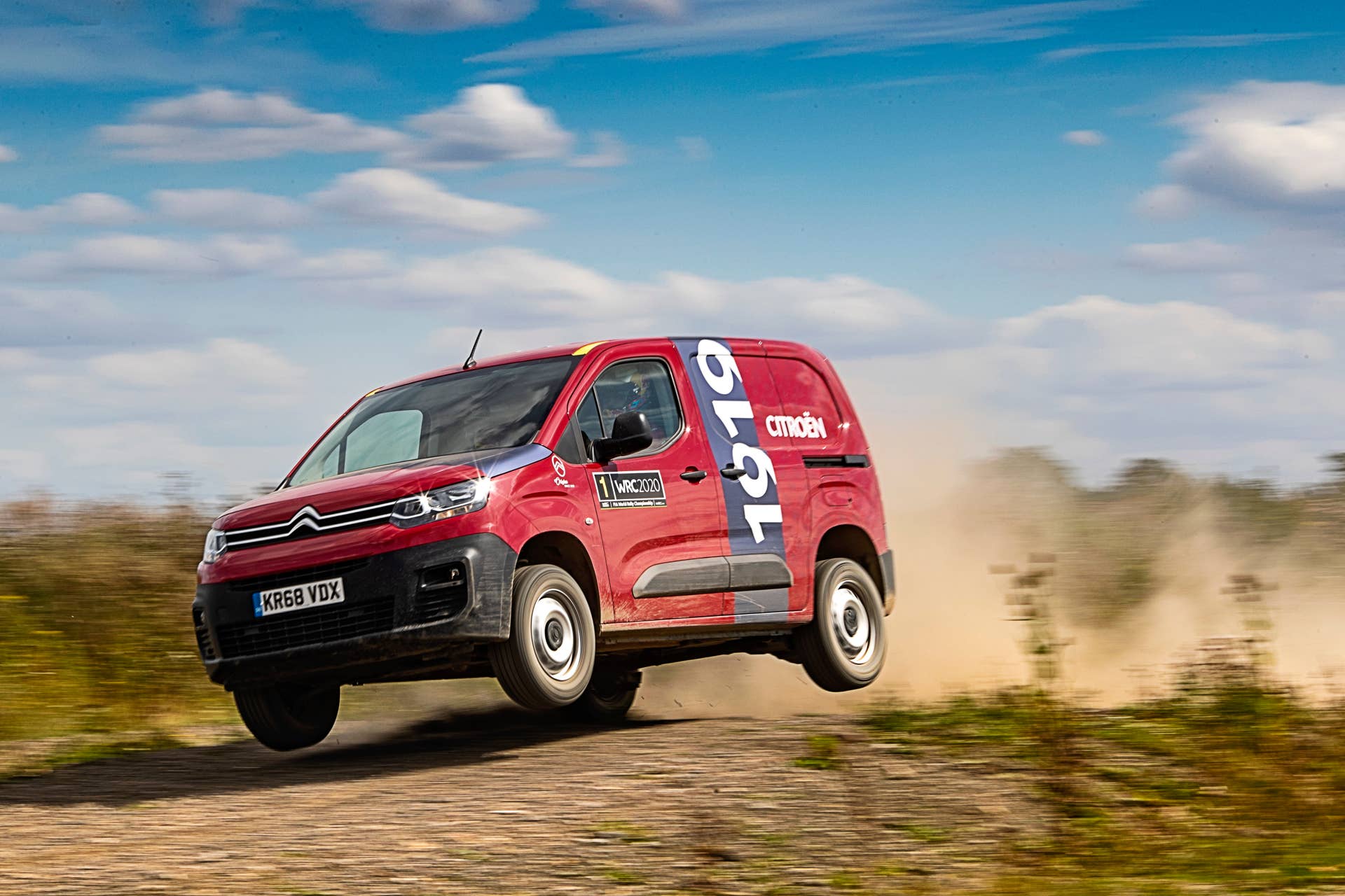 Promotion photography of the new Berlingo van from Citroën UK Rally experience with Citroën WRC driver, Esapekka Lappi around Langley Park rally stage, Essex. UK Photography: Alastair Staley Images Copyright Malcolm Griffiths 00447768 2307067 www.malcolm.gb.net I:"@malcy1970