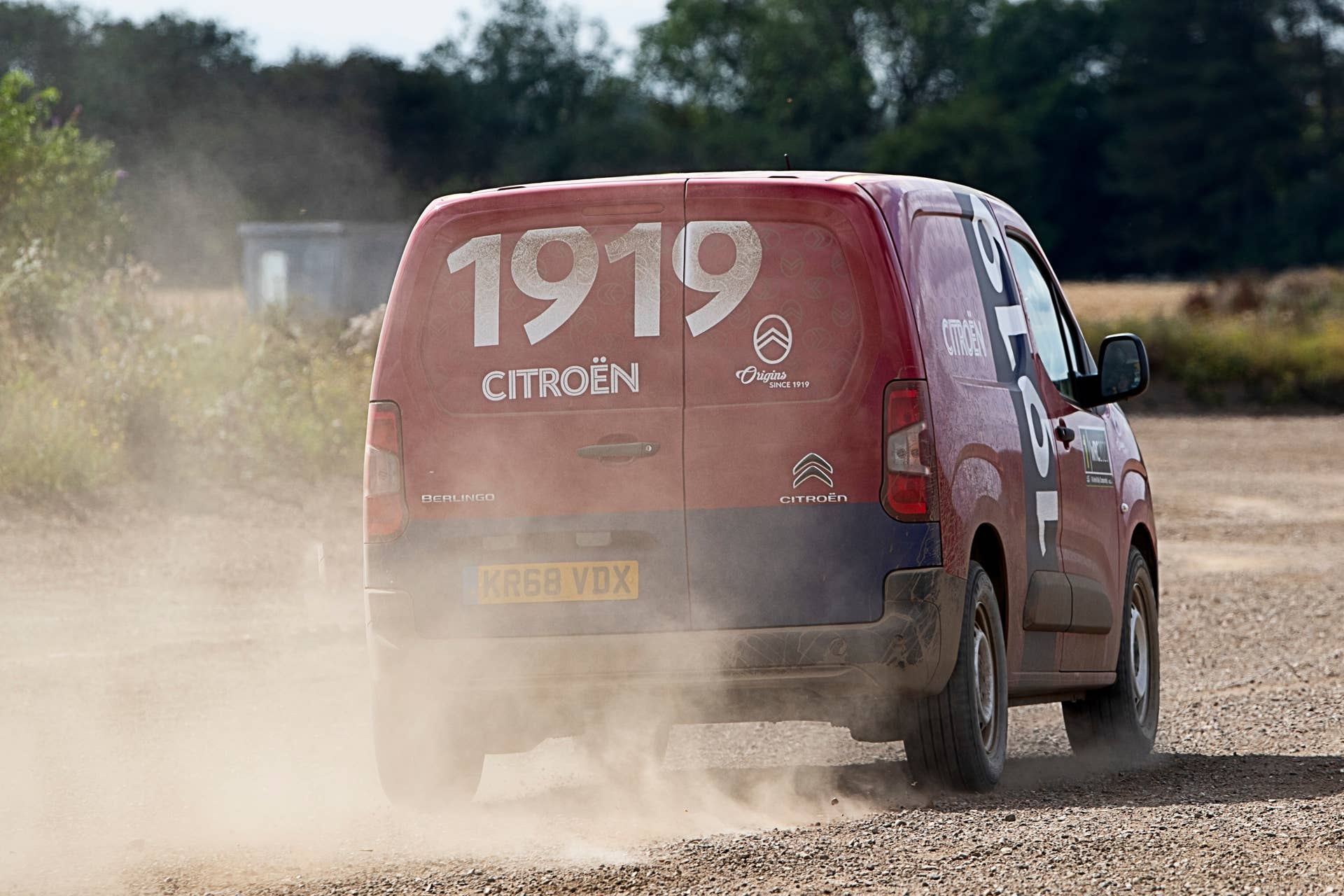 Promotion photography of the new Berlingo van from Citroën UK Rally experience with Citroën WRC driver, Esapekka Lappi around Langley Park rally stage, Essex. UK Photography: Alastair Staley Images Copyright Malcolm Griffiths 00447768 2307067 www.malcolm.gb.net I:"@malcy1970