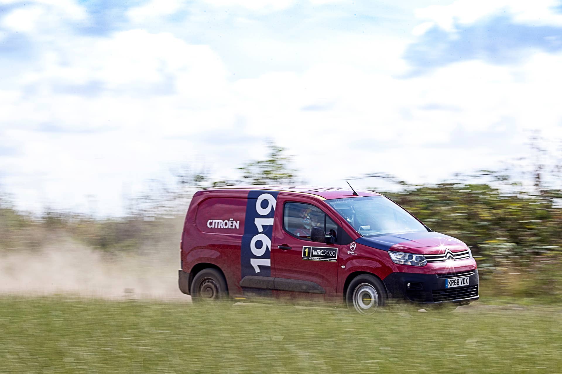 Promotion photography of the new Berlingo van from Citroën UK Rally experience with Citroën WRC driver, Esapekka Lappi around Langley Park rally stage, Essex. UK Photography: Alastair Staley Images Copyright Malcolm Griffiths 00447768 2307067 www.malcolm.gb.net I:"@malcy1970