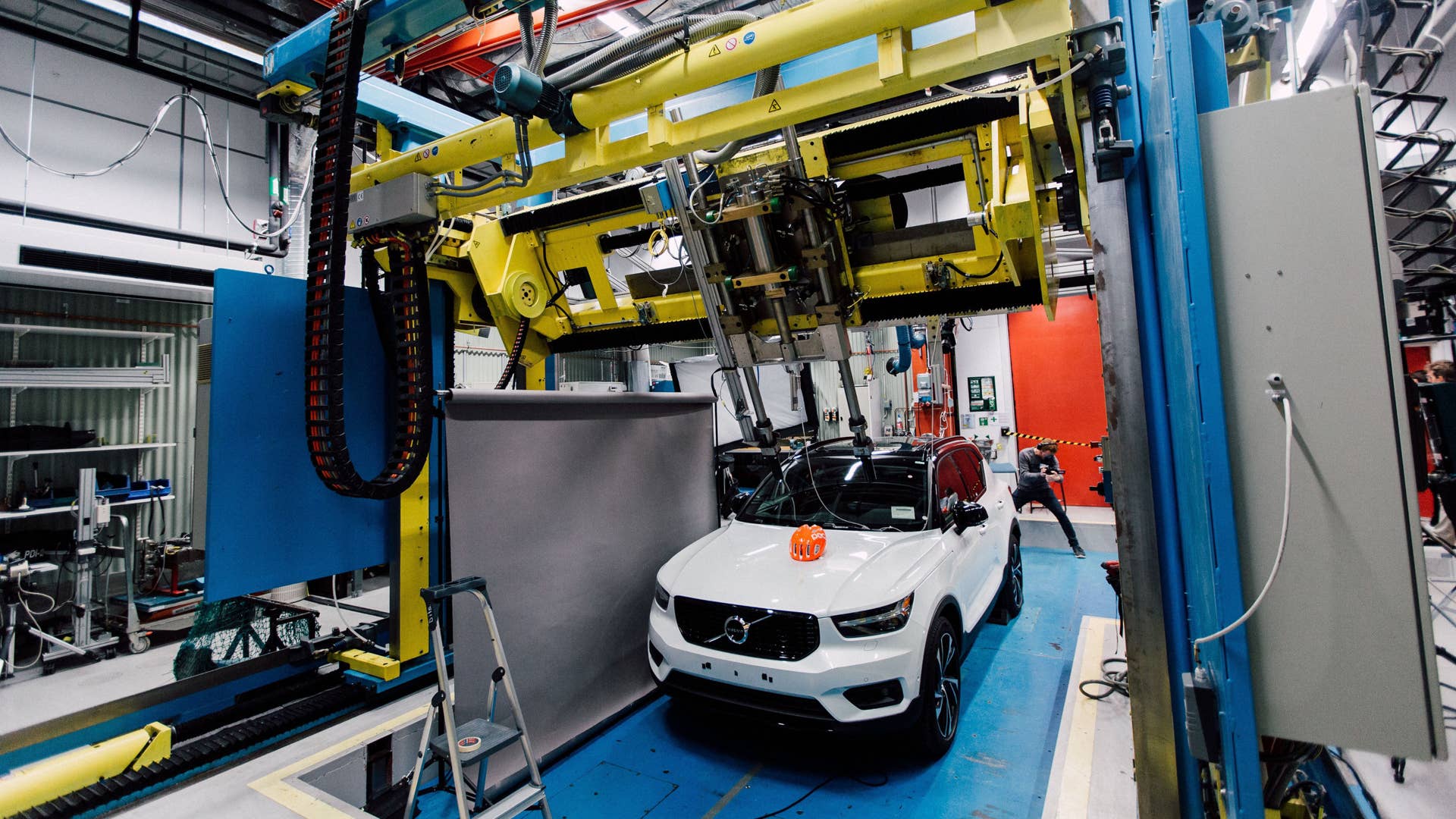 Volvo and POC crash testing