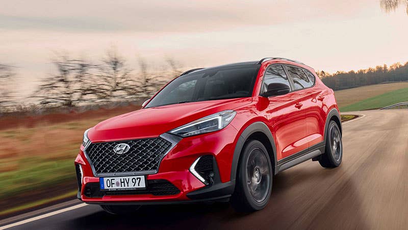 The South Korean carmaker launches its first N-tuned SUV, the Tucson N Line, in Europe. Cosmetic changes accompany stiffer springs and tweaked steering on the most powerful engine options..
