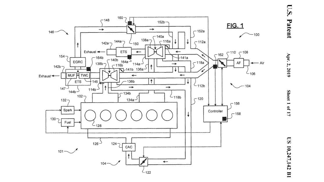A patent application shows what could be the GME T-6 engine rumored since 2018.