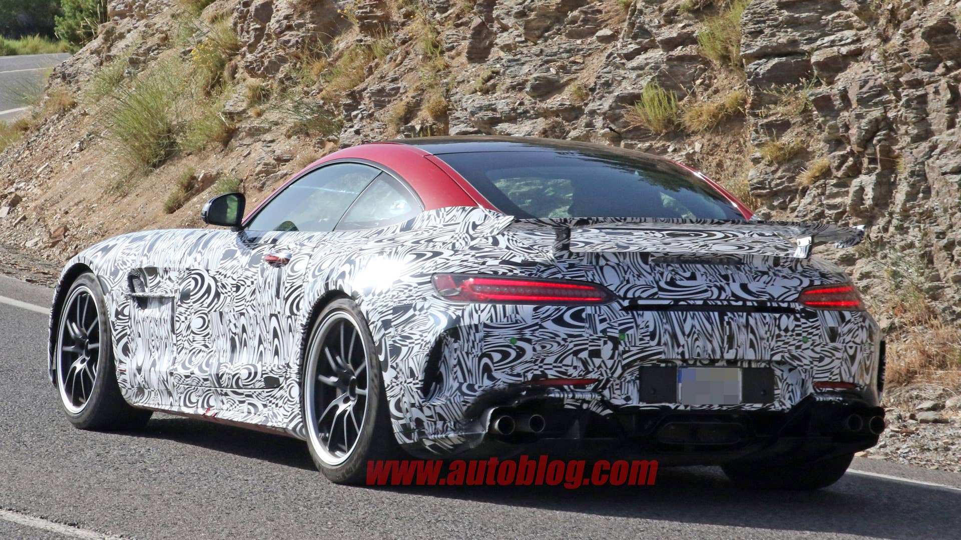 Mercedes-AMG GT R Black Series in camouflage