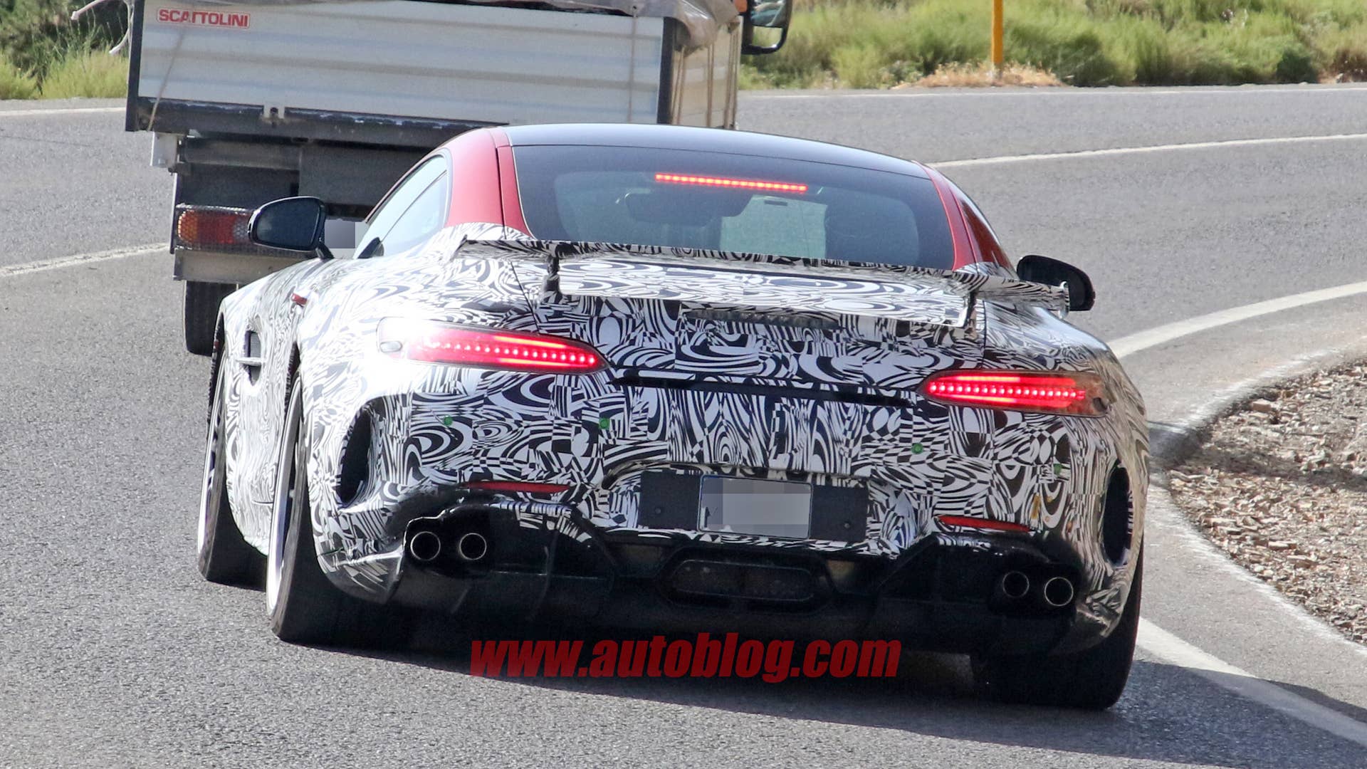 Mercedes-AMG GT R Black Series in camouflage