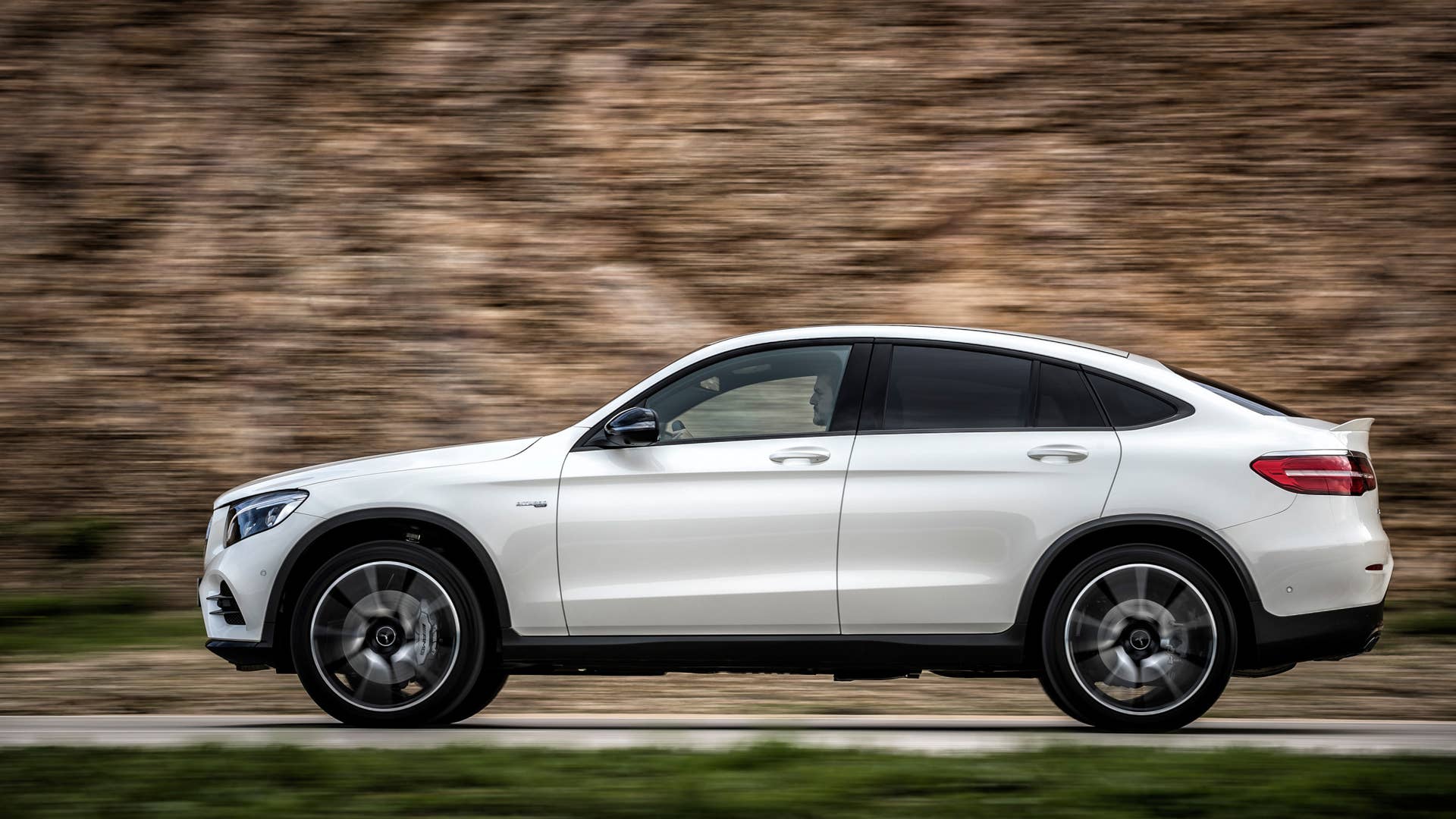 2017 Mercedes-AMG GLC43 Coupe side view