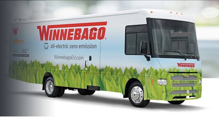 Winnebago electric specialty vehicle