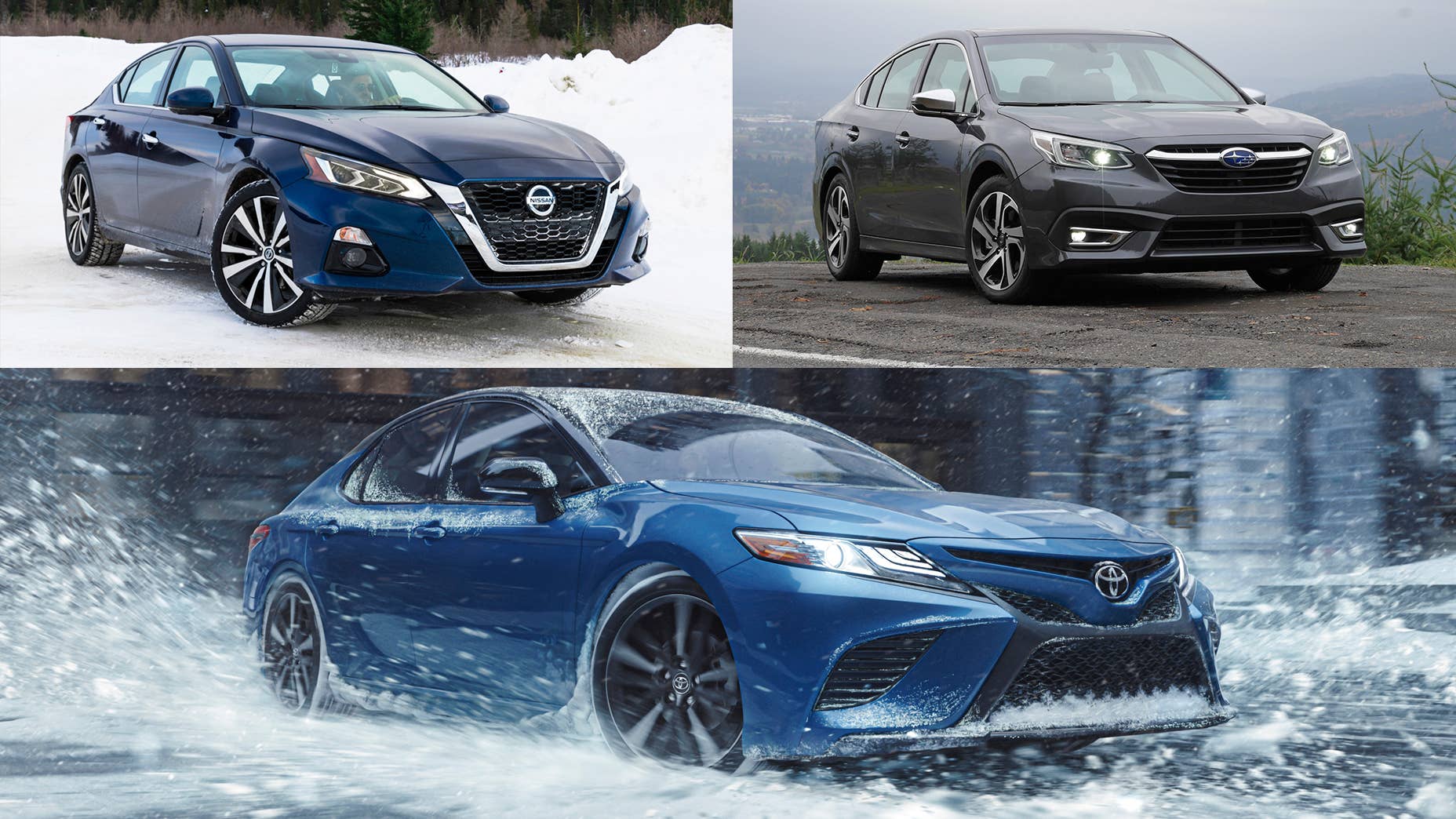 2021 Toyota Camry AWD vs. midsize all-wheel-drive sedans | How